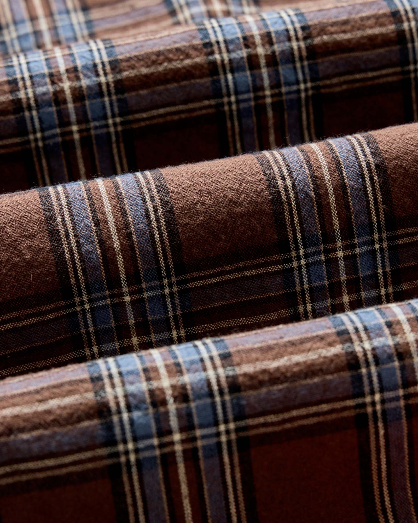 The Craftsman Shirt in Brick Plaid