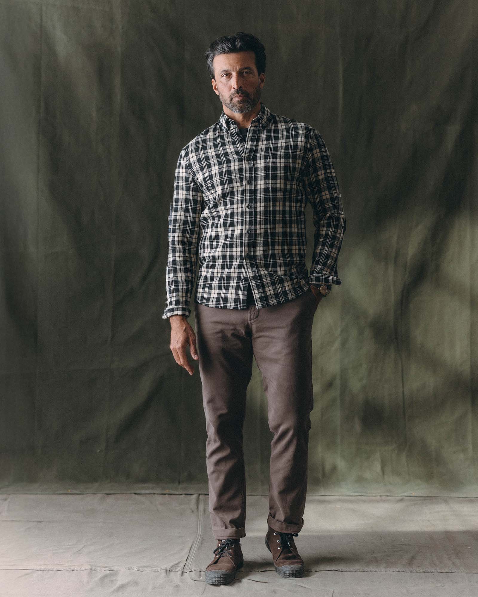 The Jack in Coal Plaid Waffle