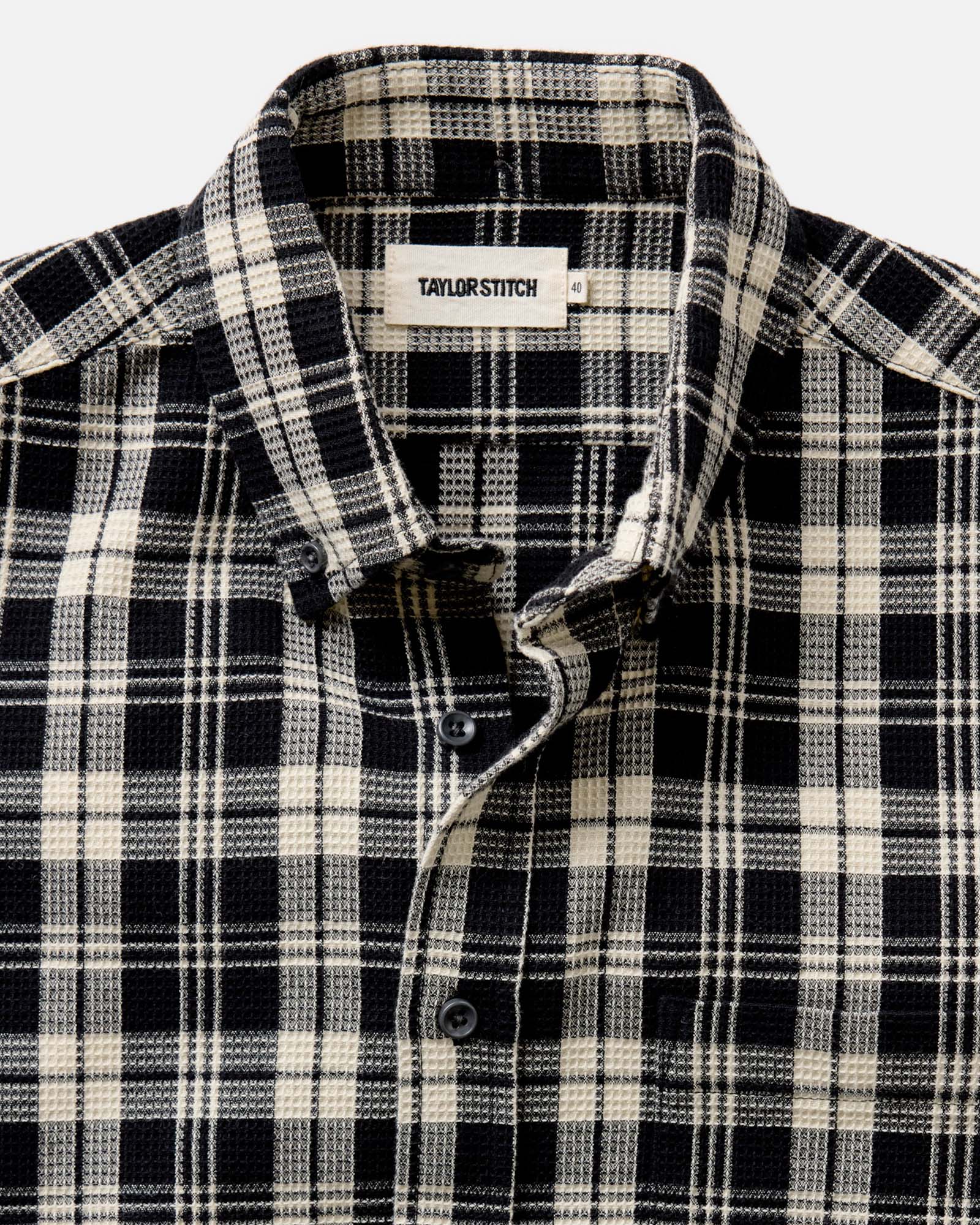 The Jack in Coal Plaid Waffle