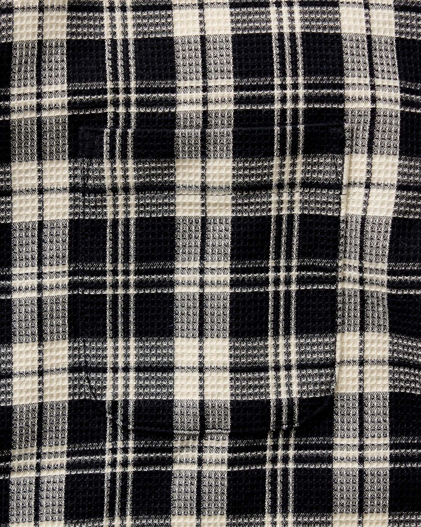 The Jack in Coal Plaid Waffle