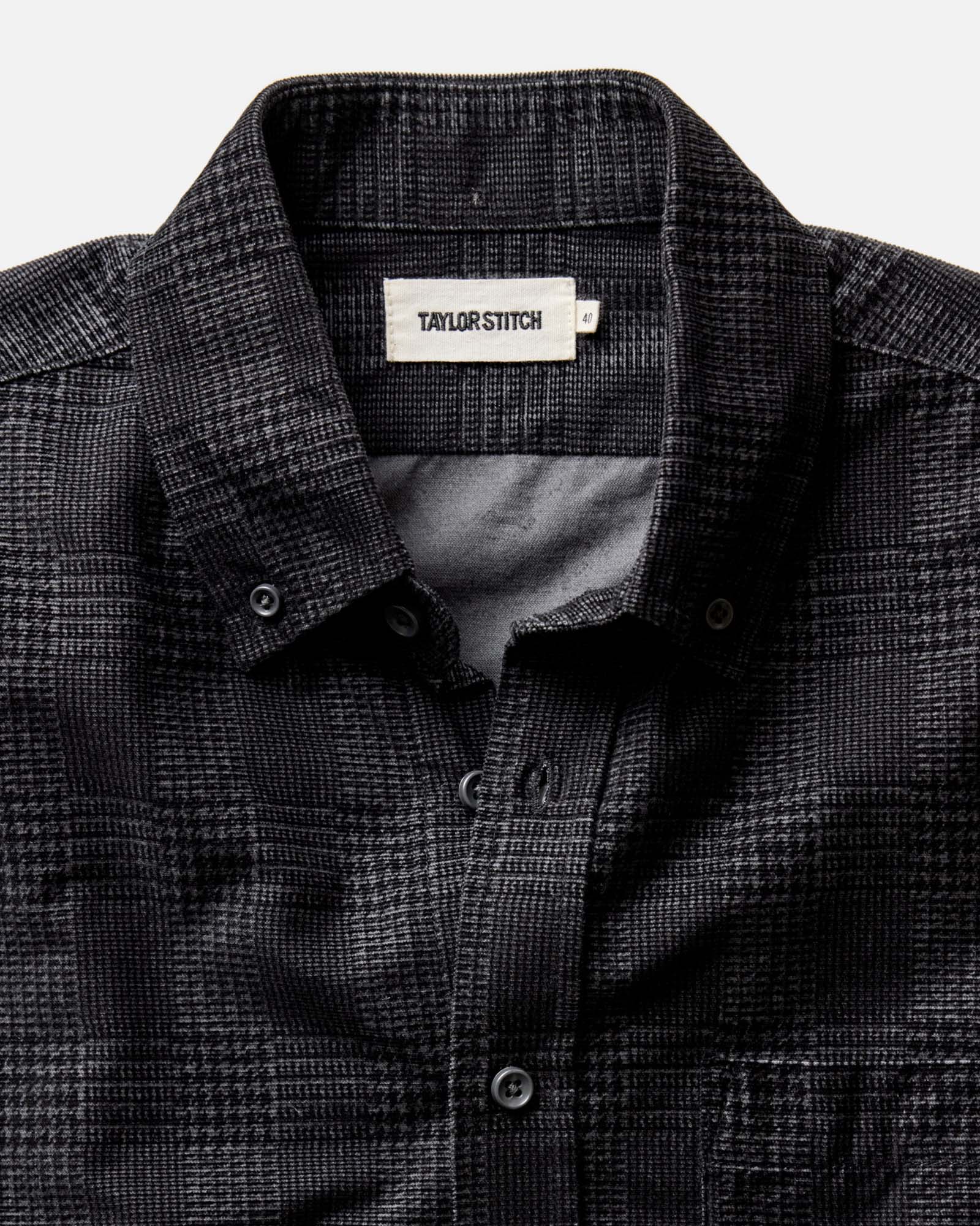 The Jack in Heather Coal Check Pincord