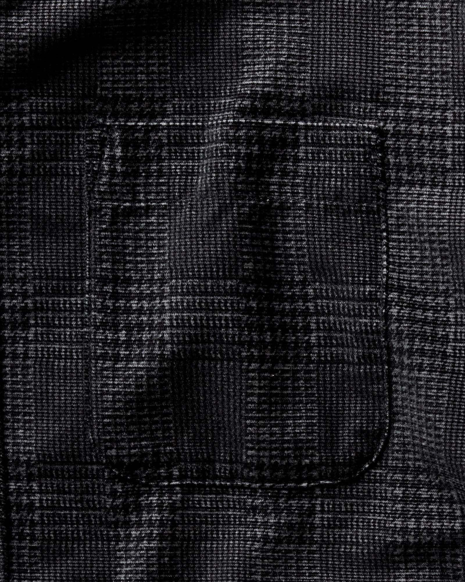 The Jack in Heather Coal Check Pincord