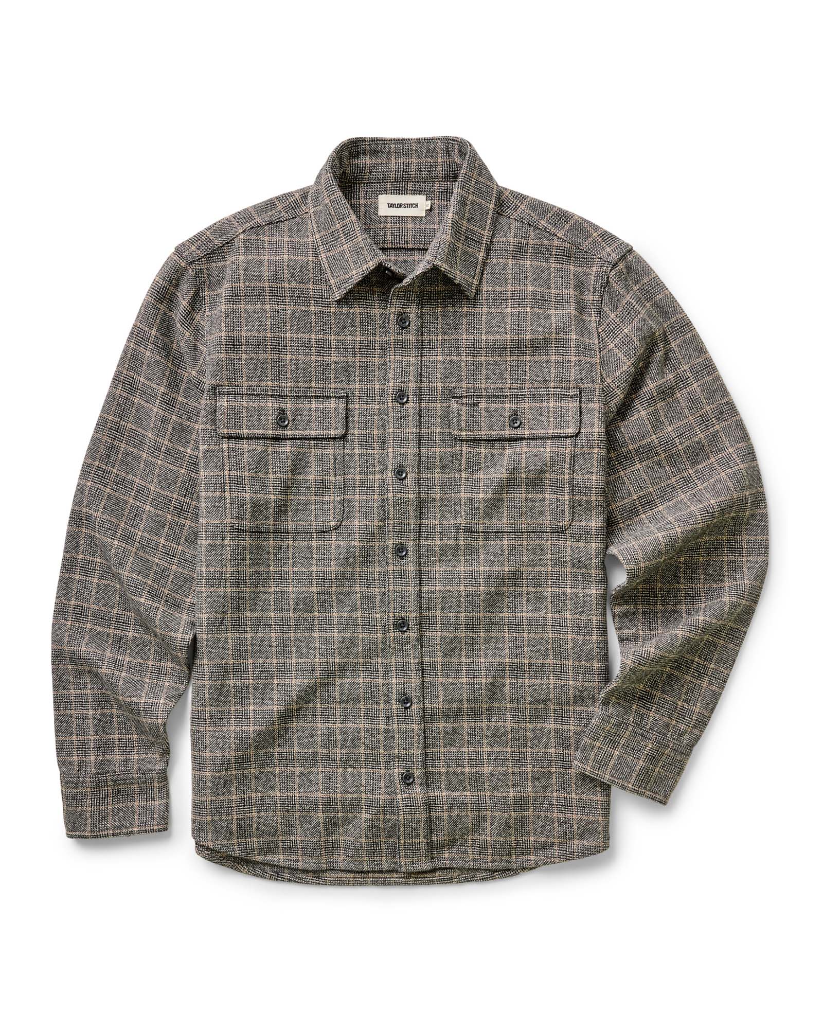 The Ledge Shirt in Coal Plaid