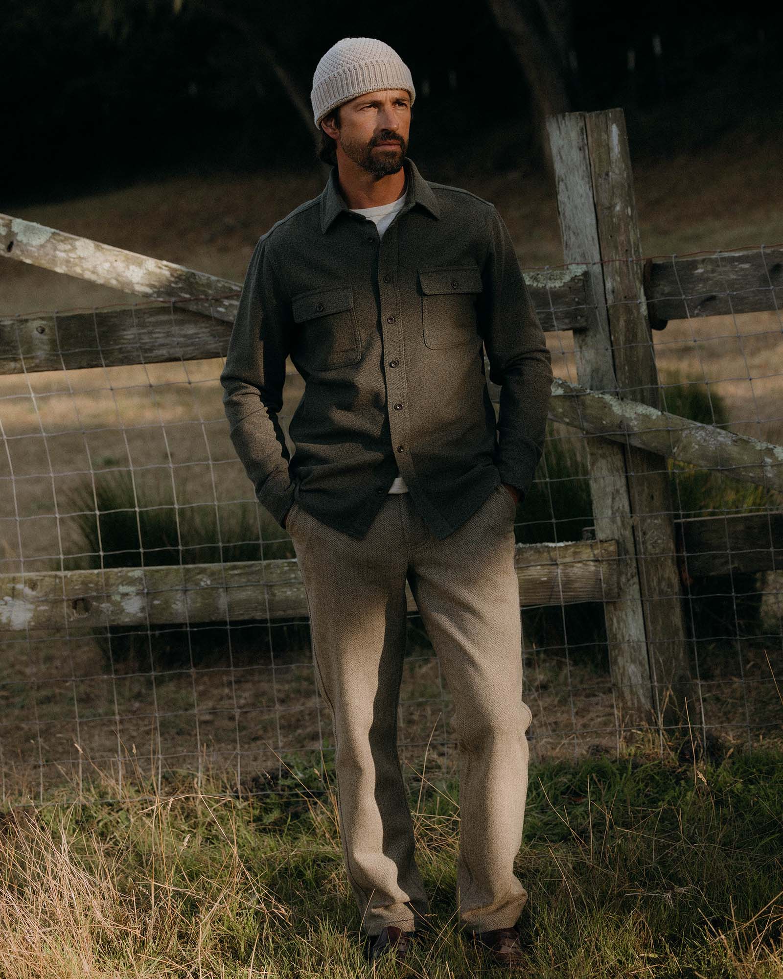 The Ledge Shirt in Pine Twist