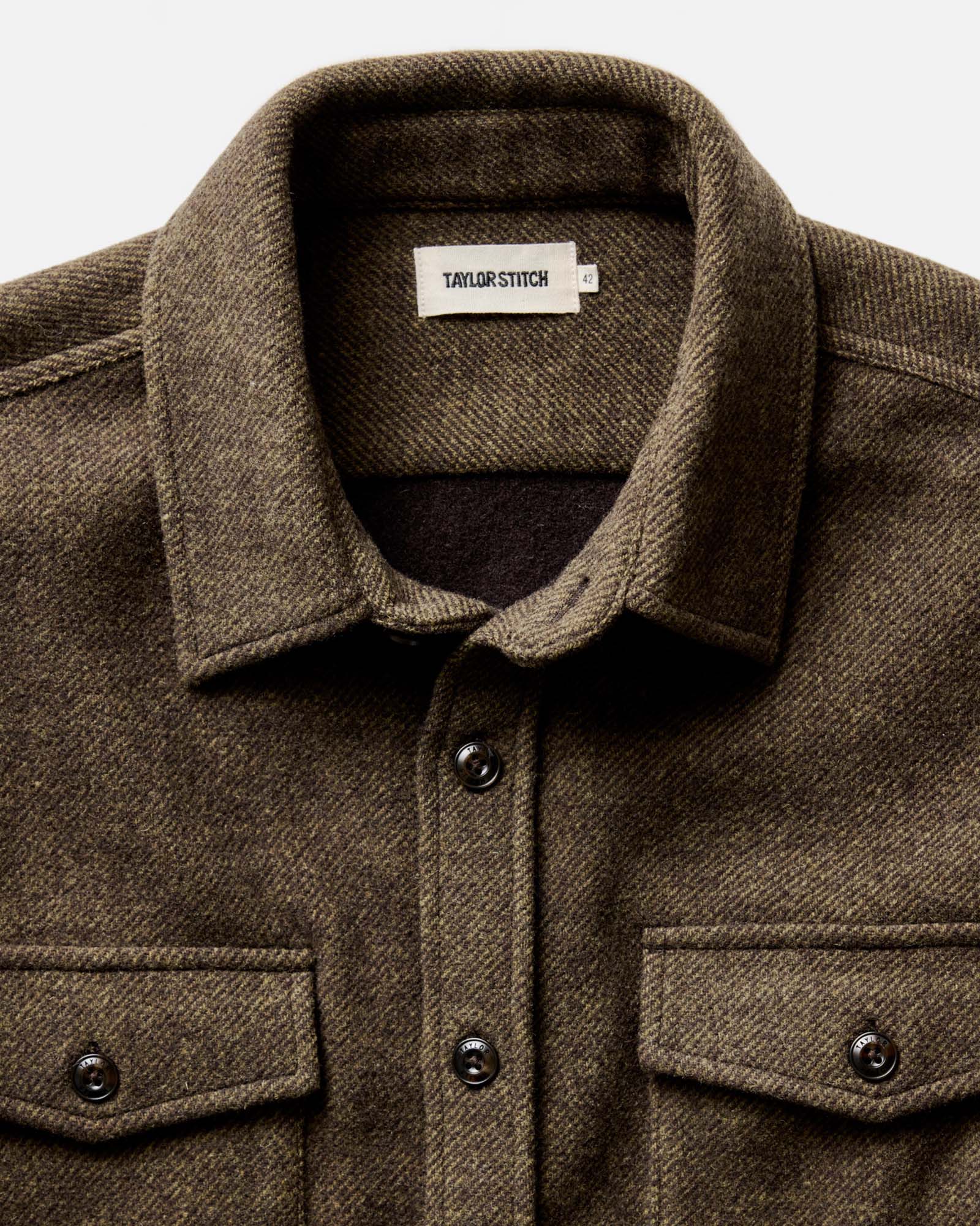 The Maritime Shirt Jacket in Ranger Twill Wool