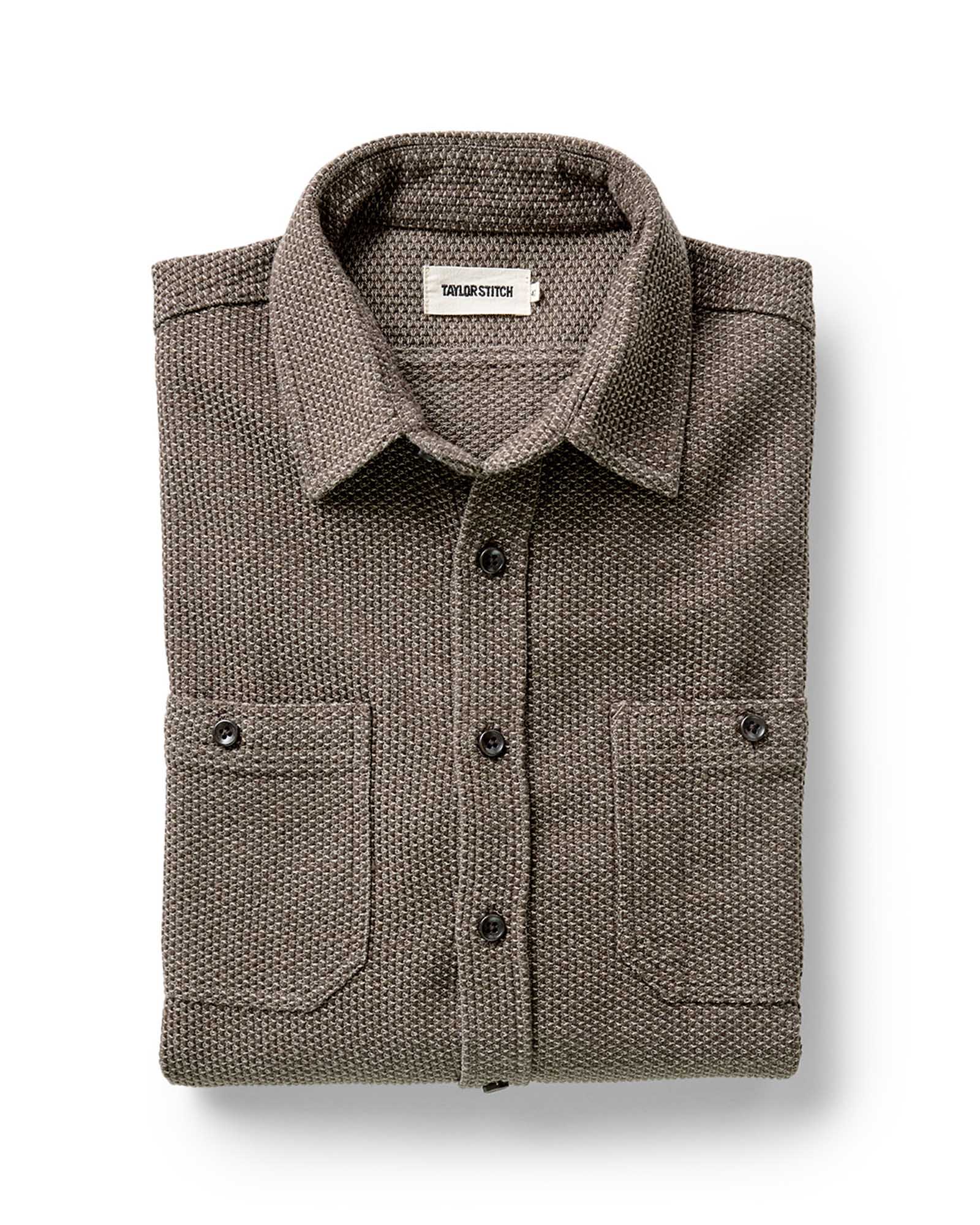 The Utility Shirt in Mulch Sashiko
