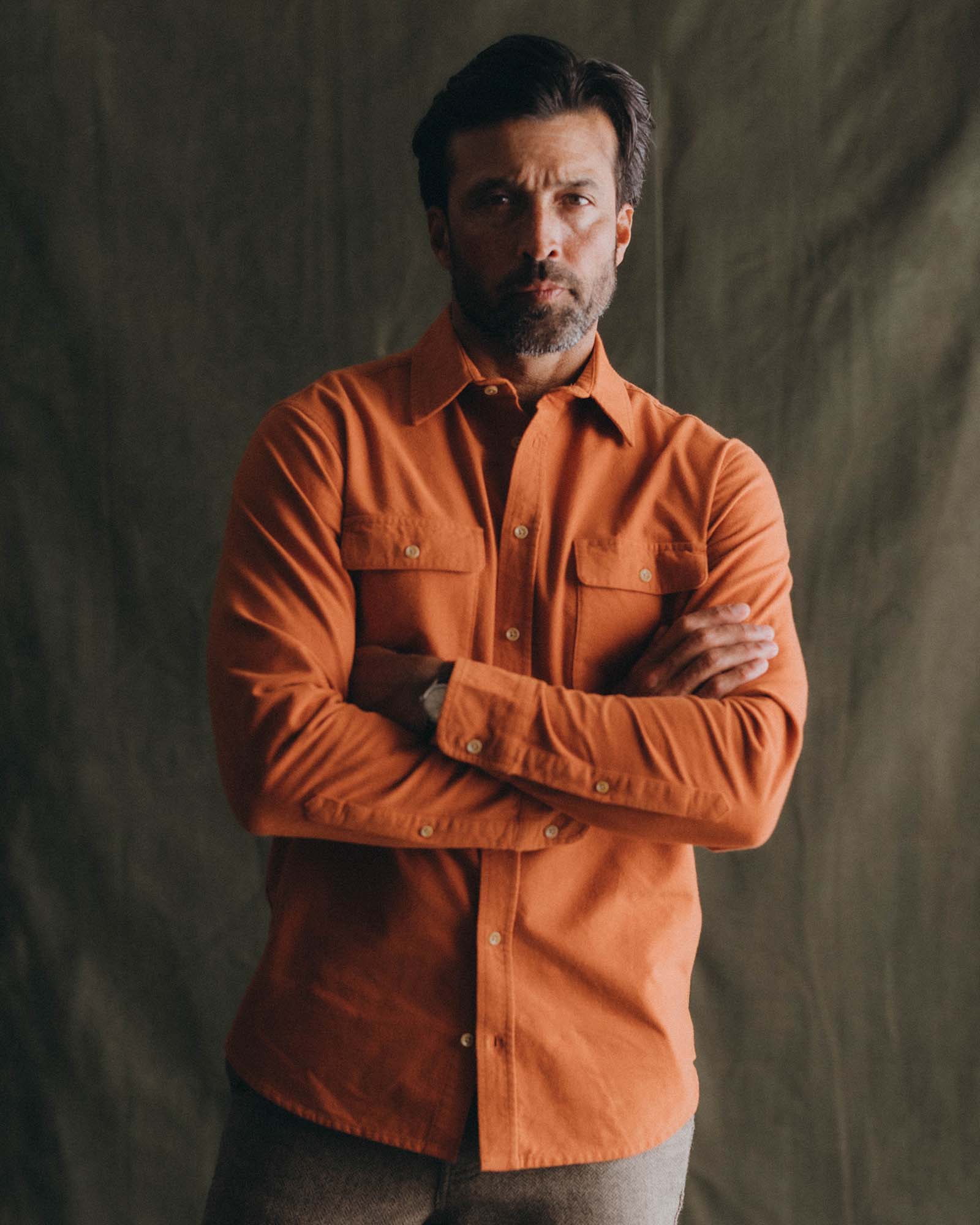 The Yosemite Shirt in Summit Orange