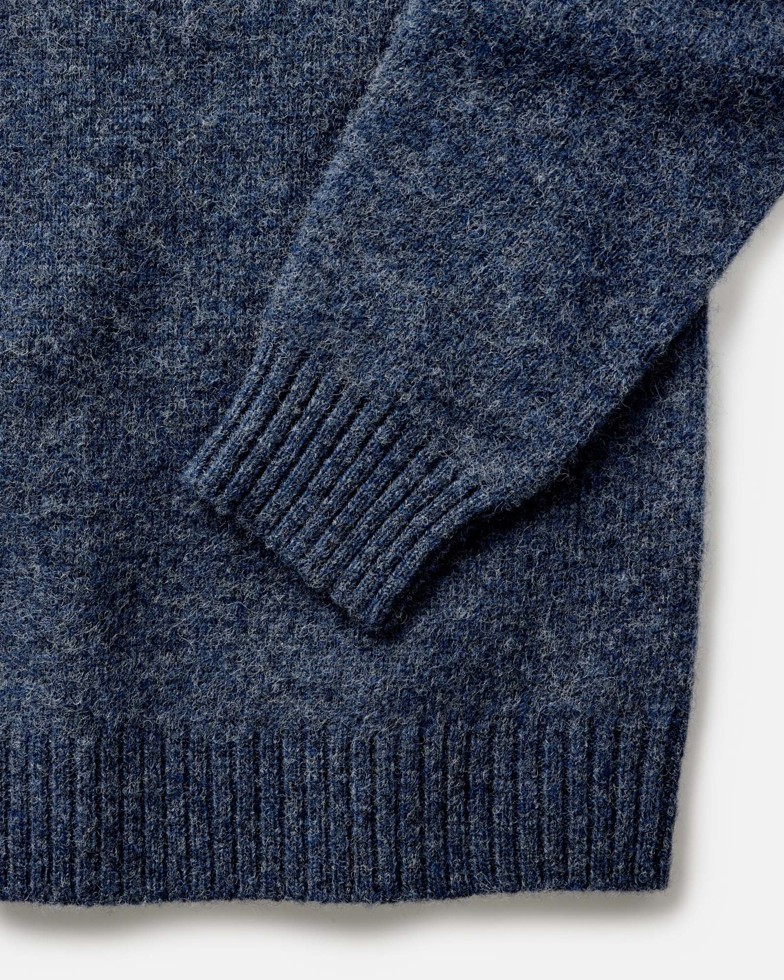The Eastmoor Sweater in Heather Night Wool