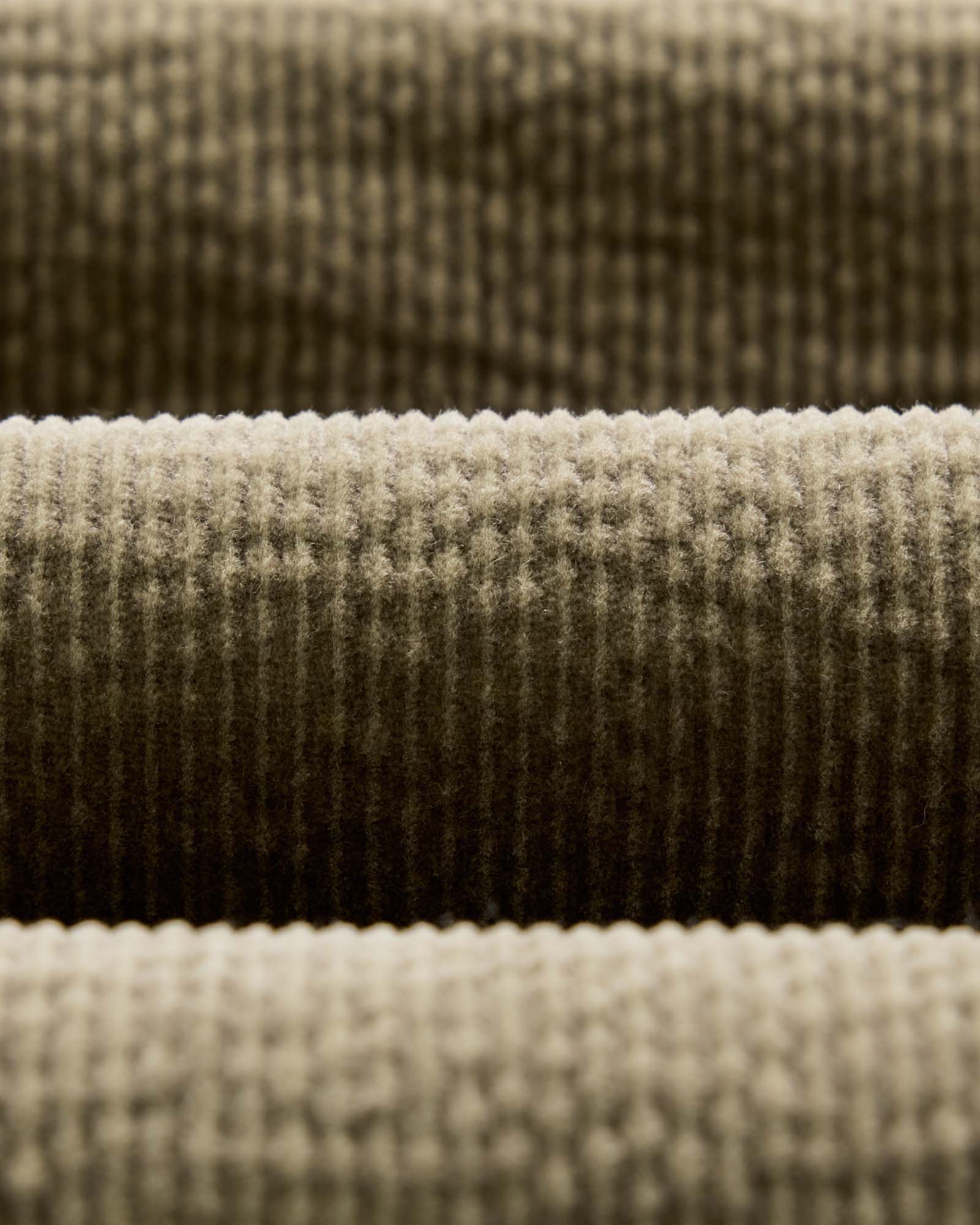 The Utility Shirt in Fatigue Olive Corduroy
