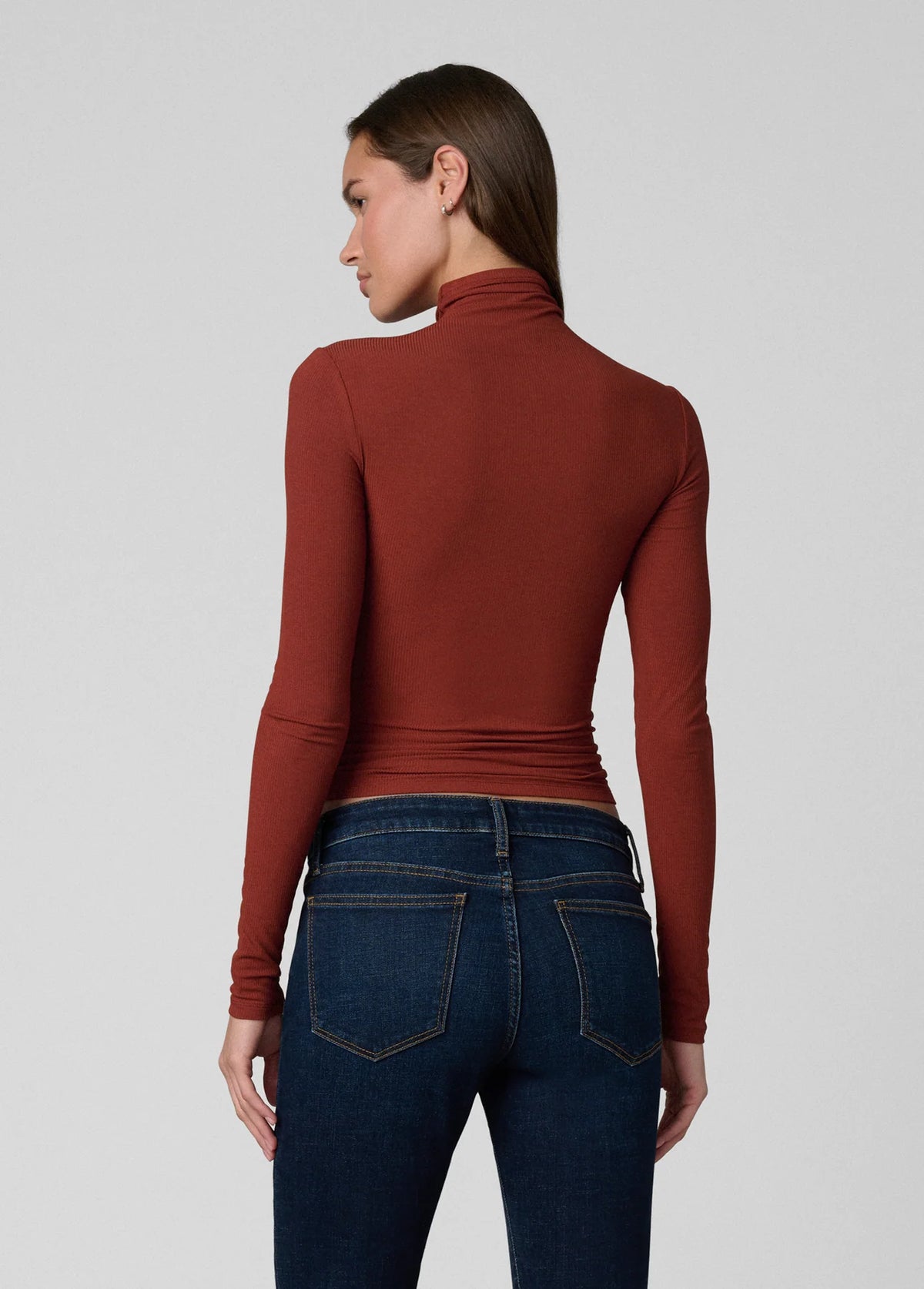The Tony Long Sleeve Top - Chili Oil