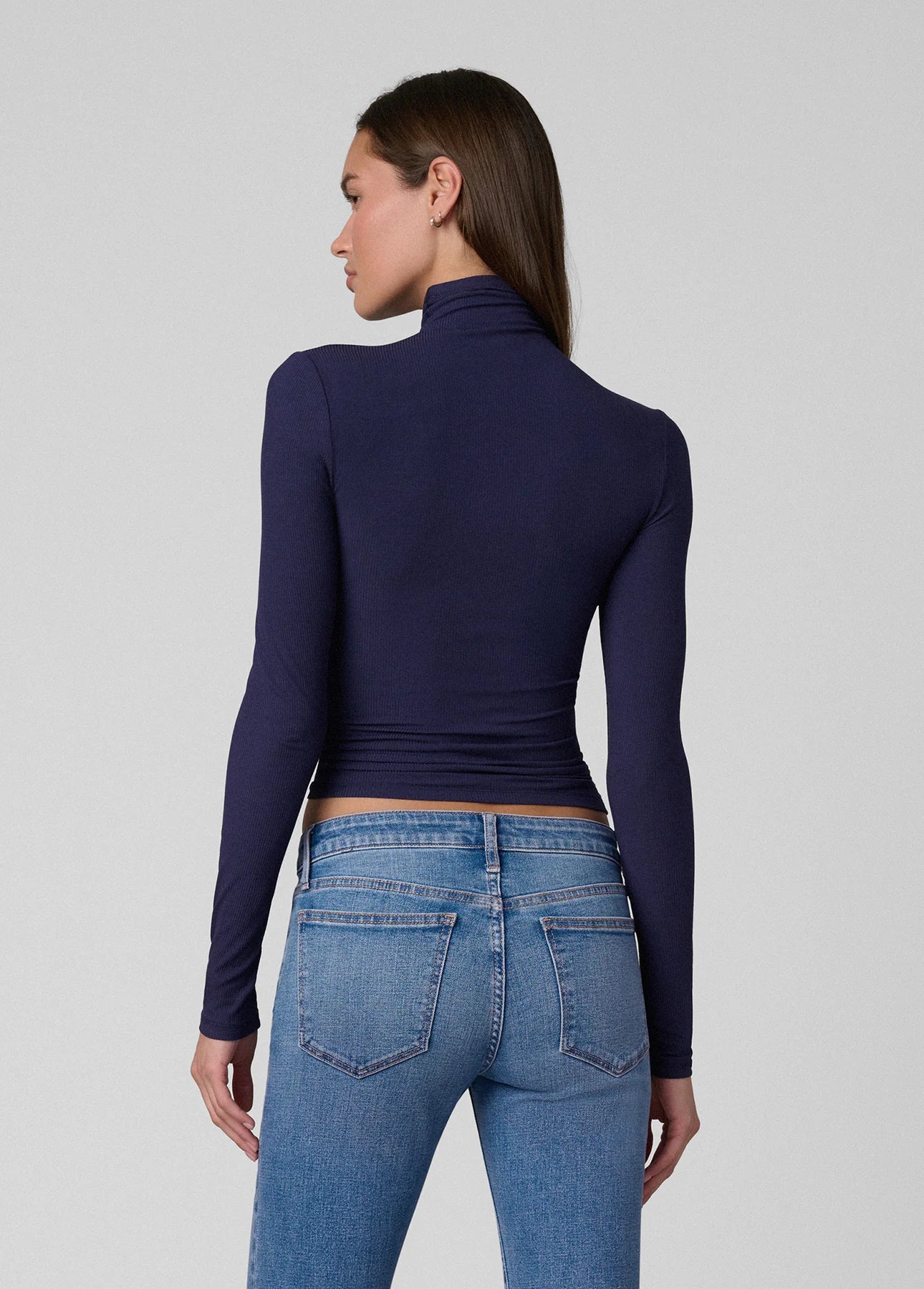 The Tony Long Sleeve Top - Rich Navy