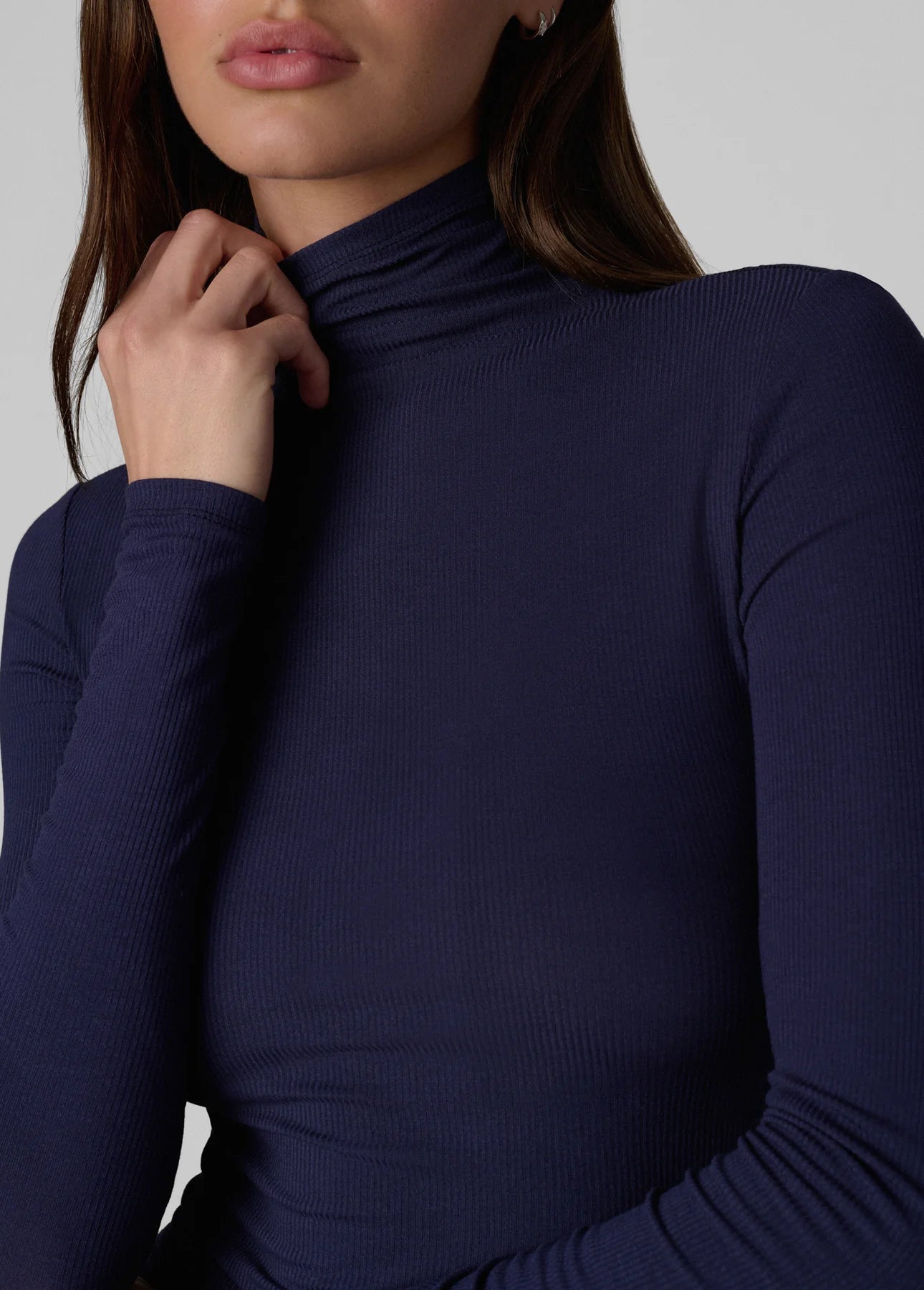 The Tony Long Sleeve Top - Rich Navy