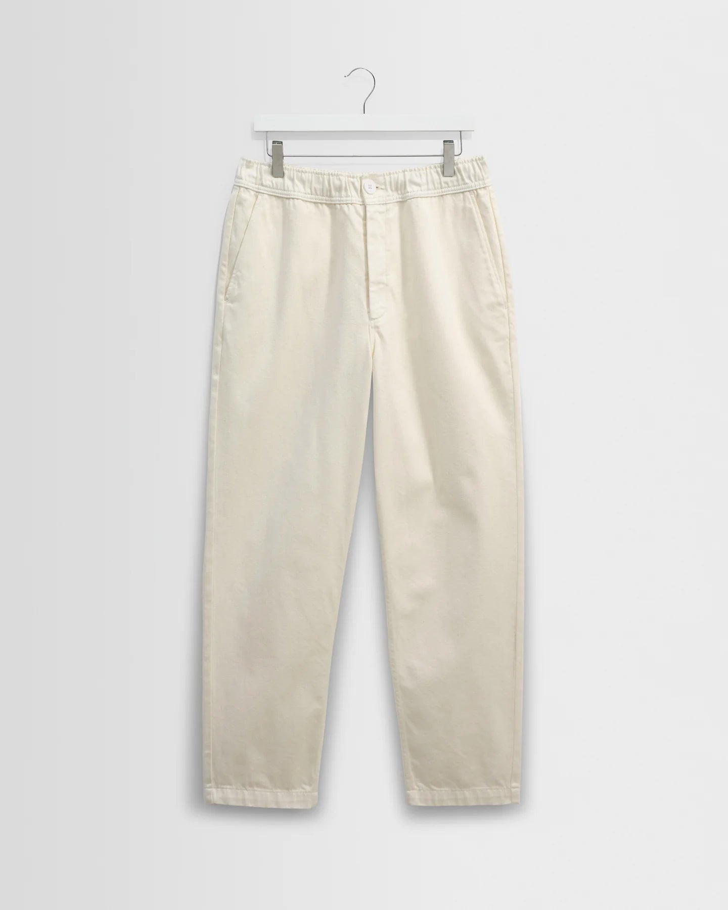 Kurt Organic Cotton Trousers - Off White