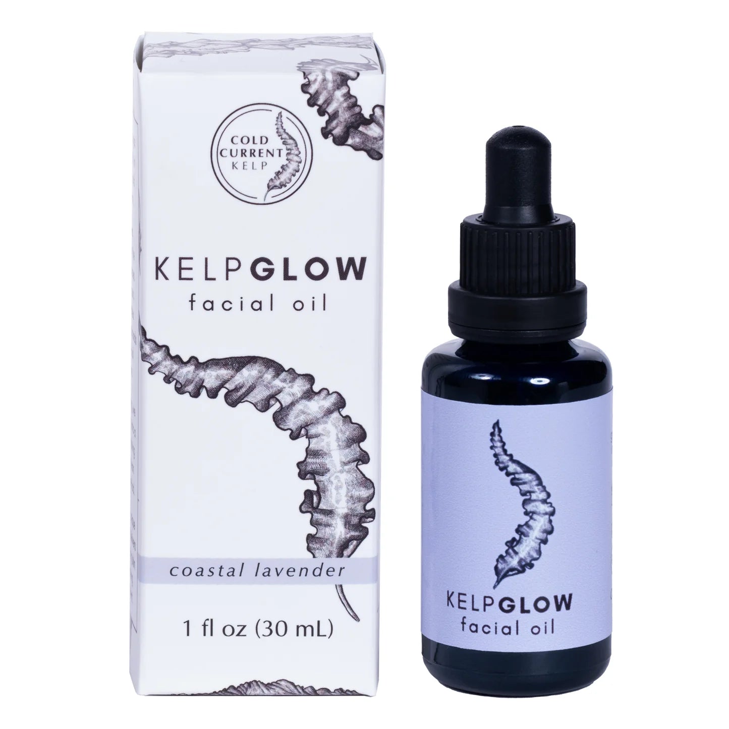 KelpGlow Facial Oil - Coastal Lavender