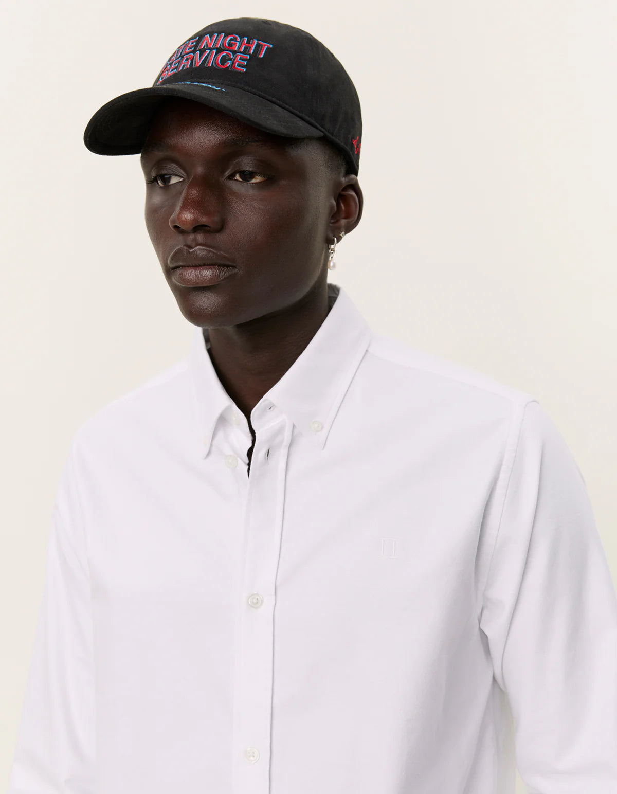 Konrad Oxford Shirt - White/White