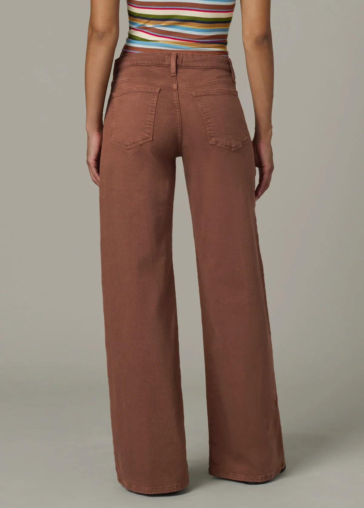 The Lou Lou - Low Rise Wide Leg - Chocolate
