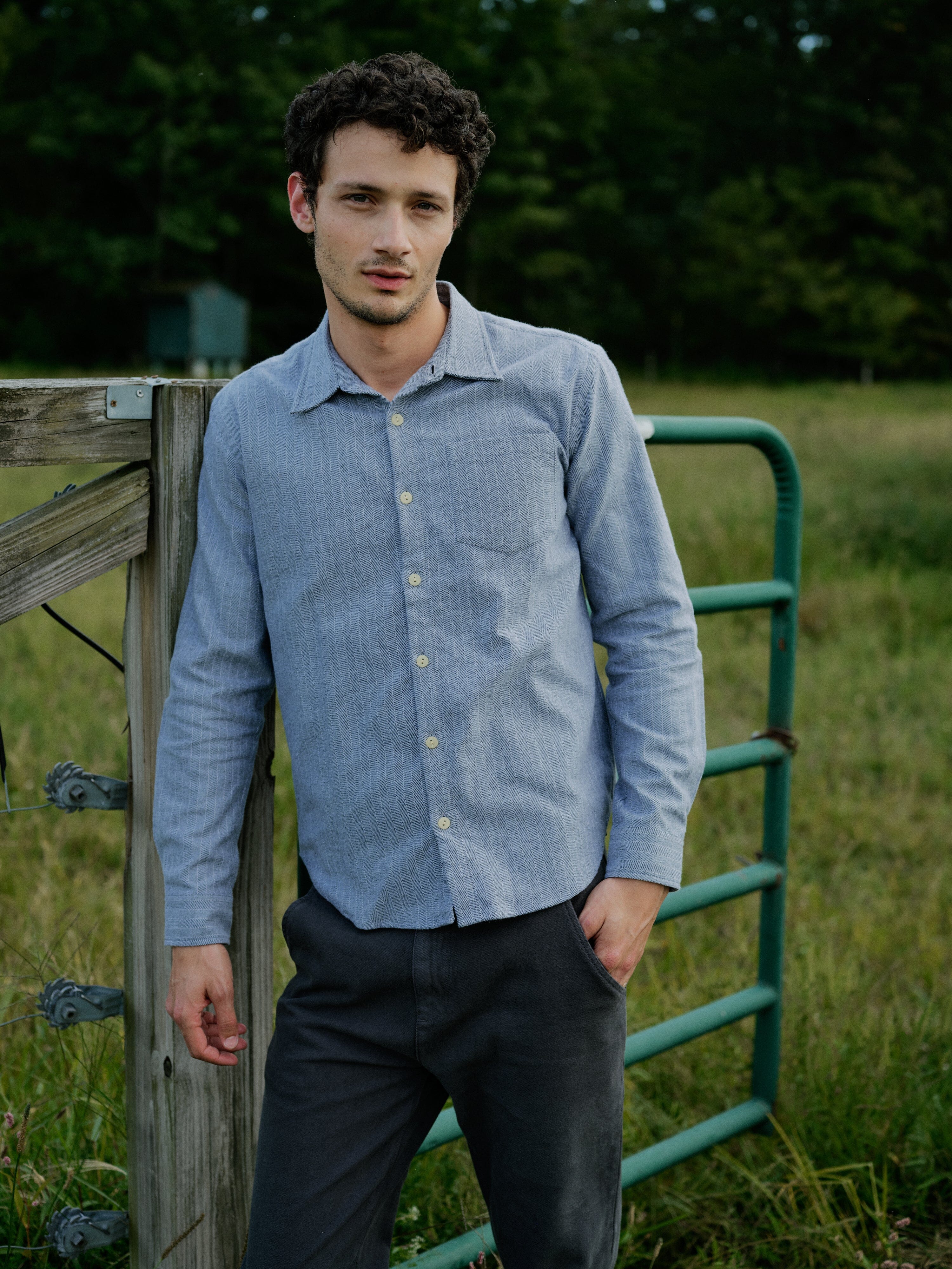 Men's Accord Shirt in Organic Cotton Flannel