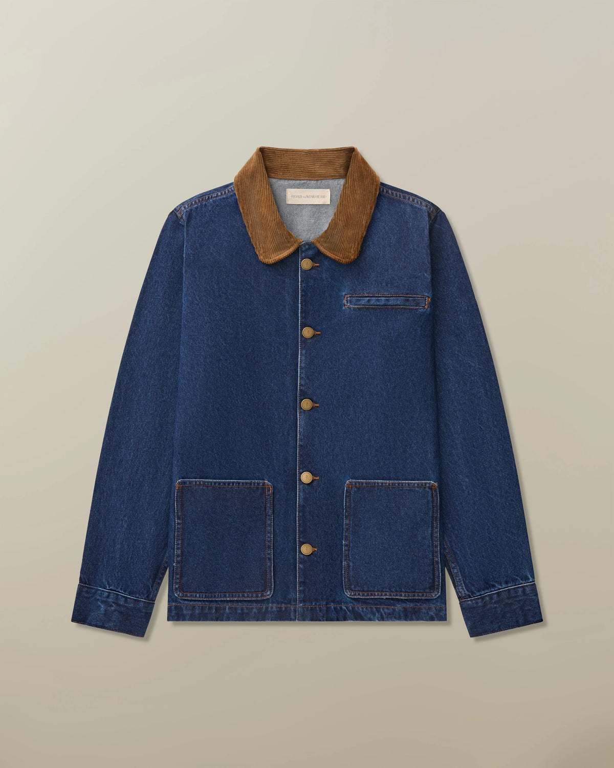Drew Jacket in Japanese Denim - True Blue