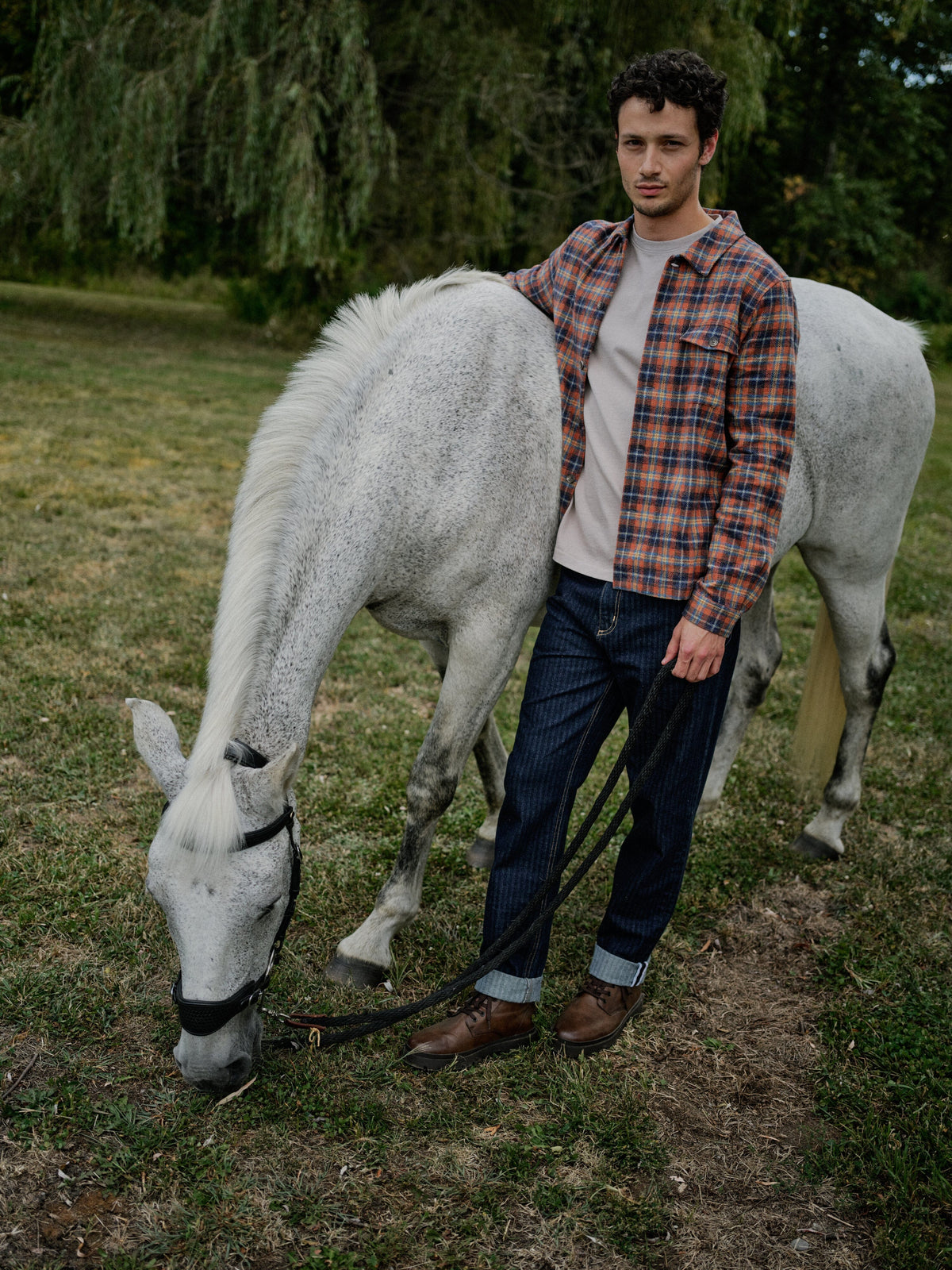 Men's Pilon Jean in Japanese Herringbone Selvedge