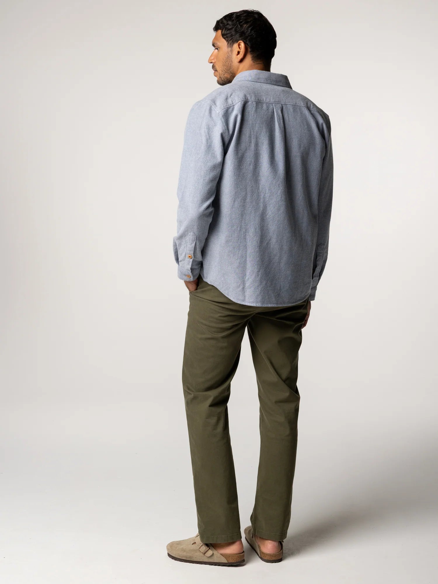 Men's Gylly Shirt - Indigo Dobby