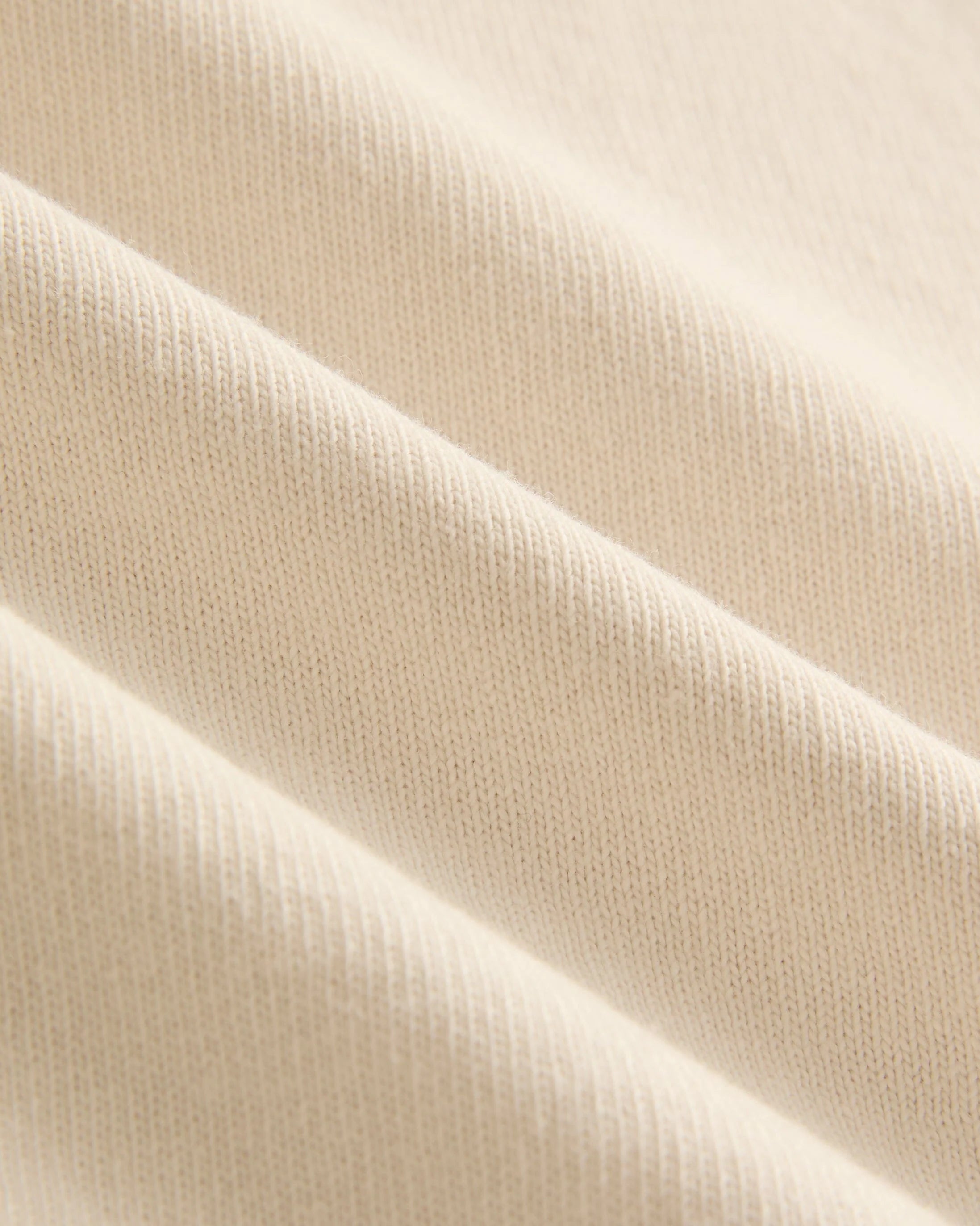 Nya Cropped Cotton Tee - Stone