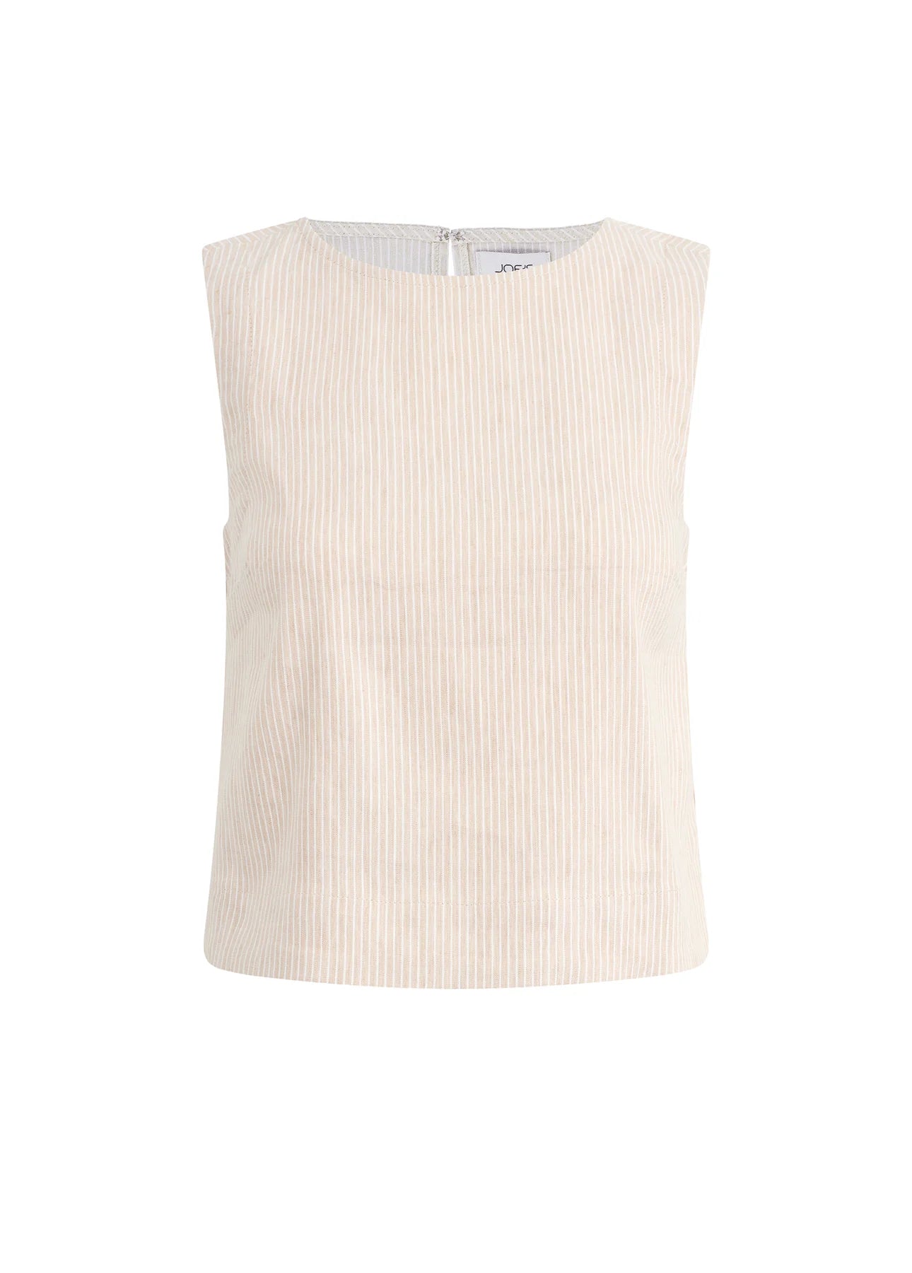 The Boat Neck Shell - Micro Stripe