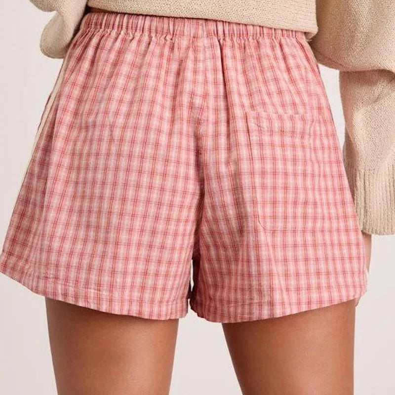 Kirra Check Short - Pink