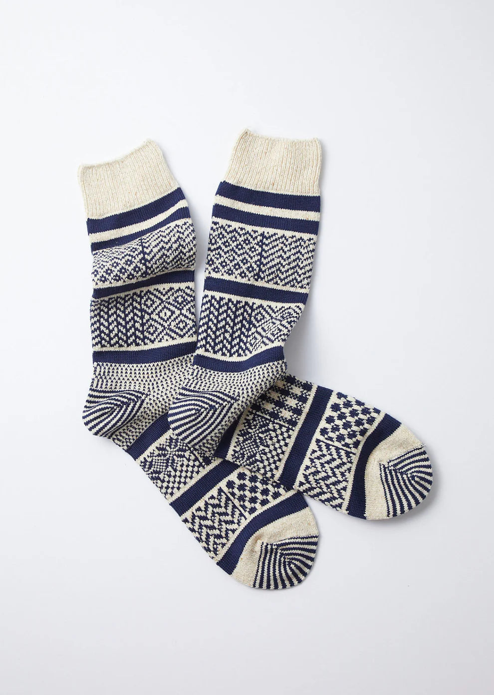 Multi Jacquard Crew Socks