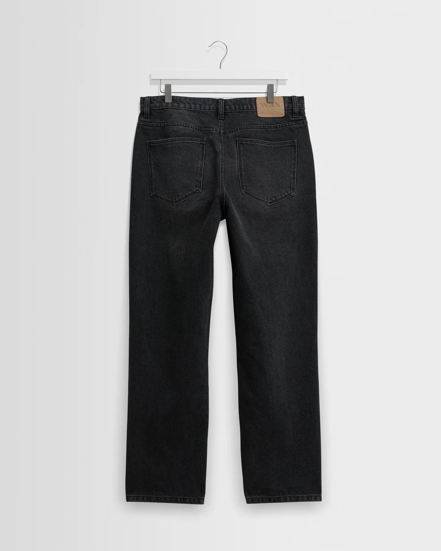 Russell Straight Fit Denim Jeans - Washed Black
