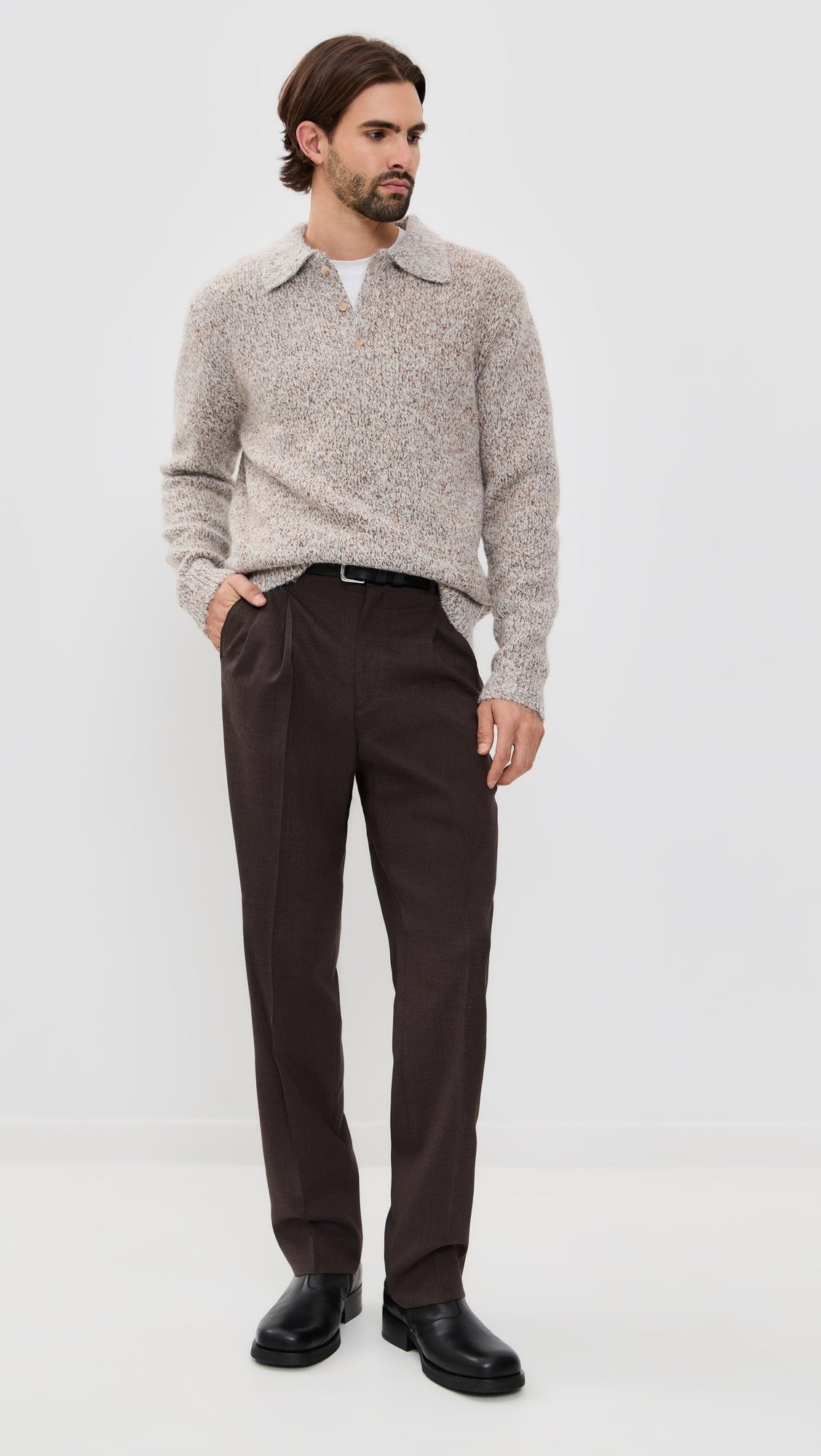 Kinetic Collared Shirt - Tobacco