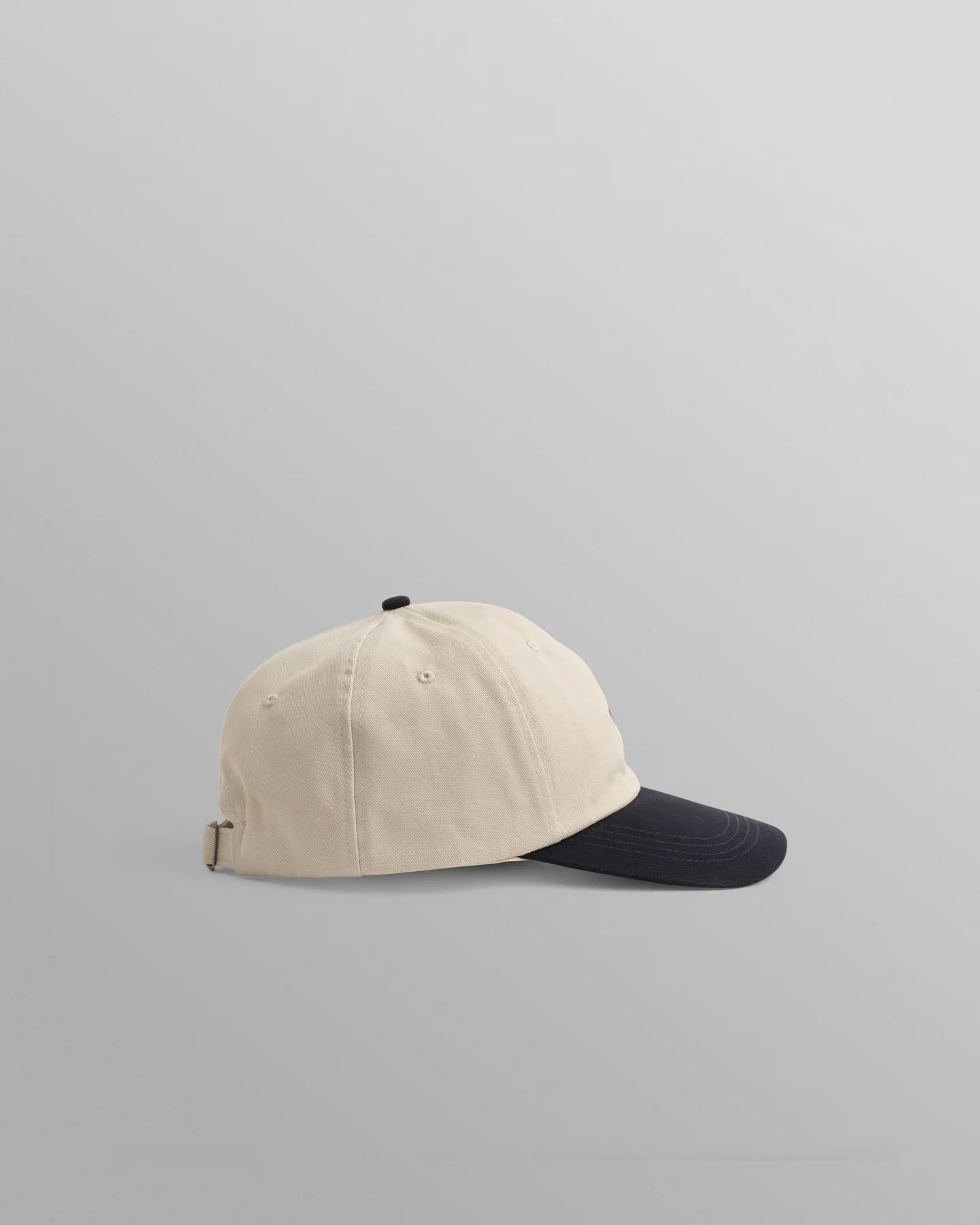Spencer Cotton Sports Cap - Stone/Navy