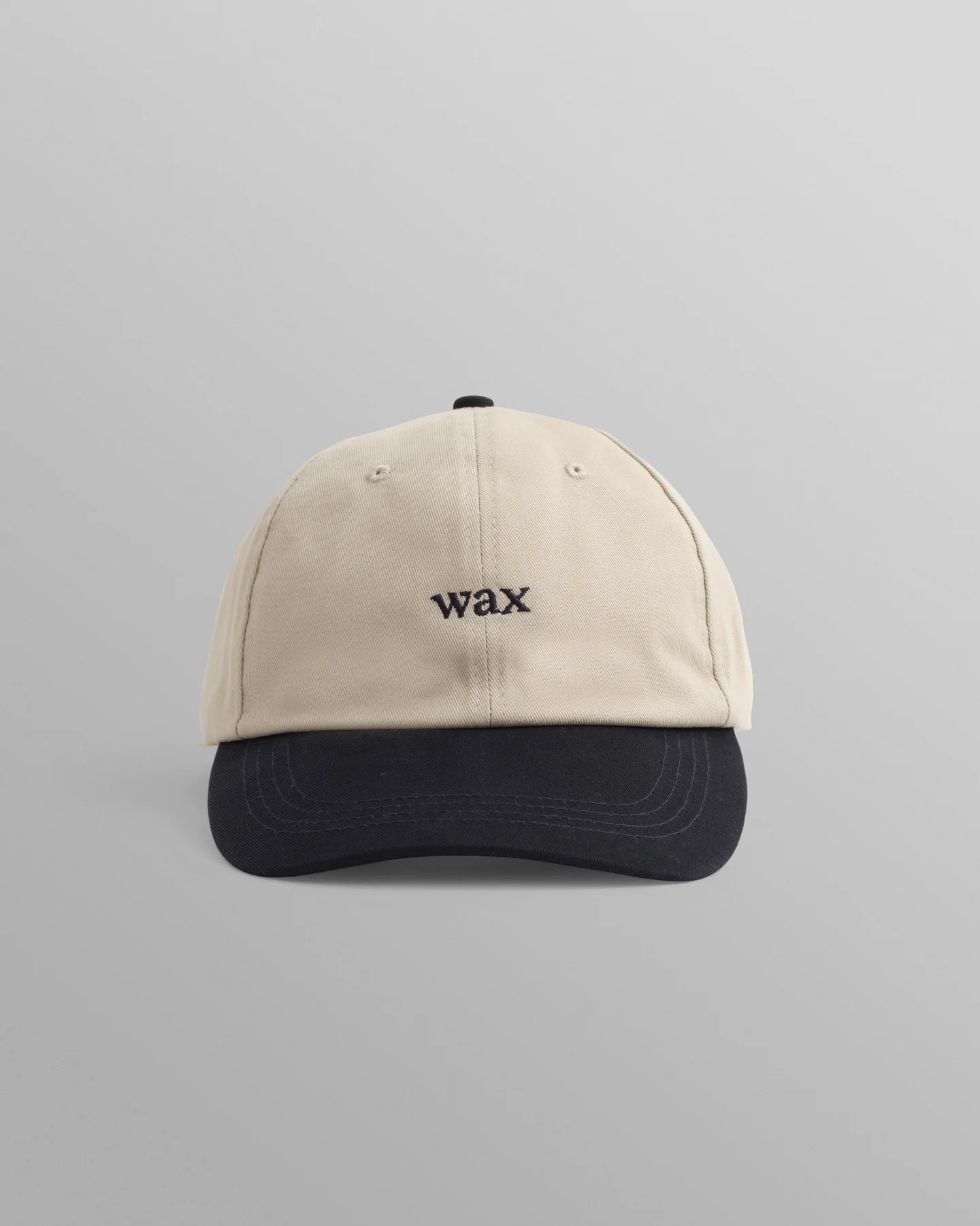 Spencer Cotton Sports Cap - Stone/Navy