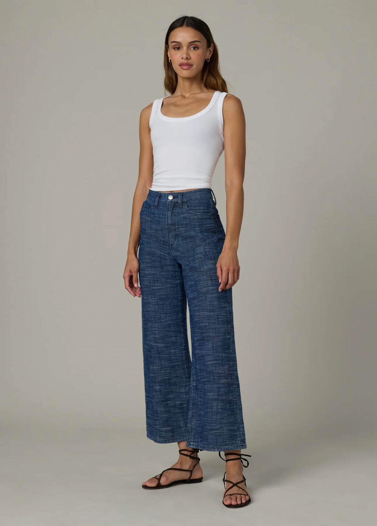 The Mia - High Rise Wide Leg Ankle - Abundance