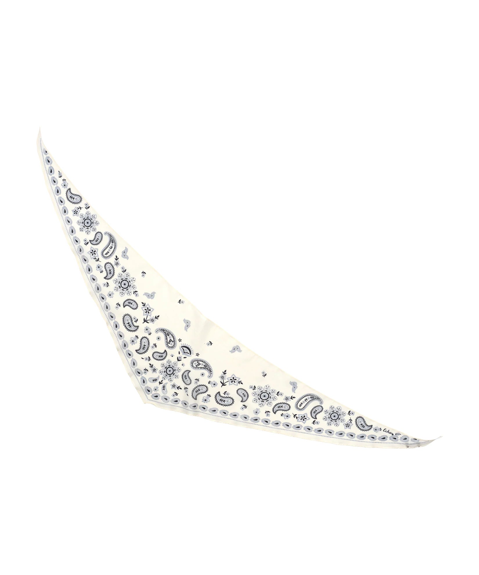 Bandana Triangle Scarf - Cream