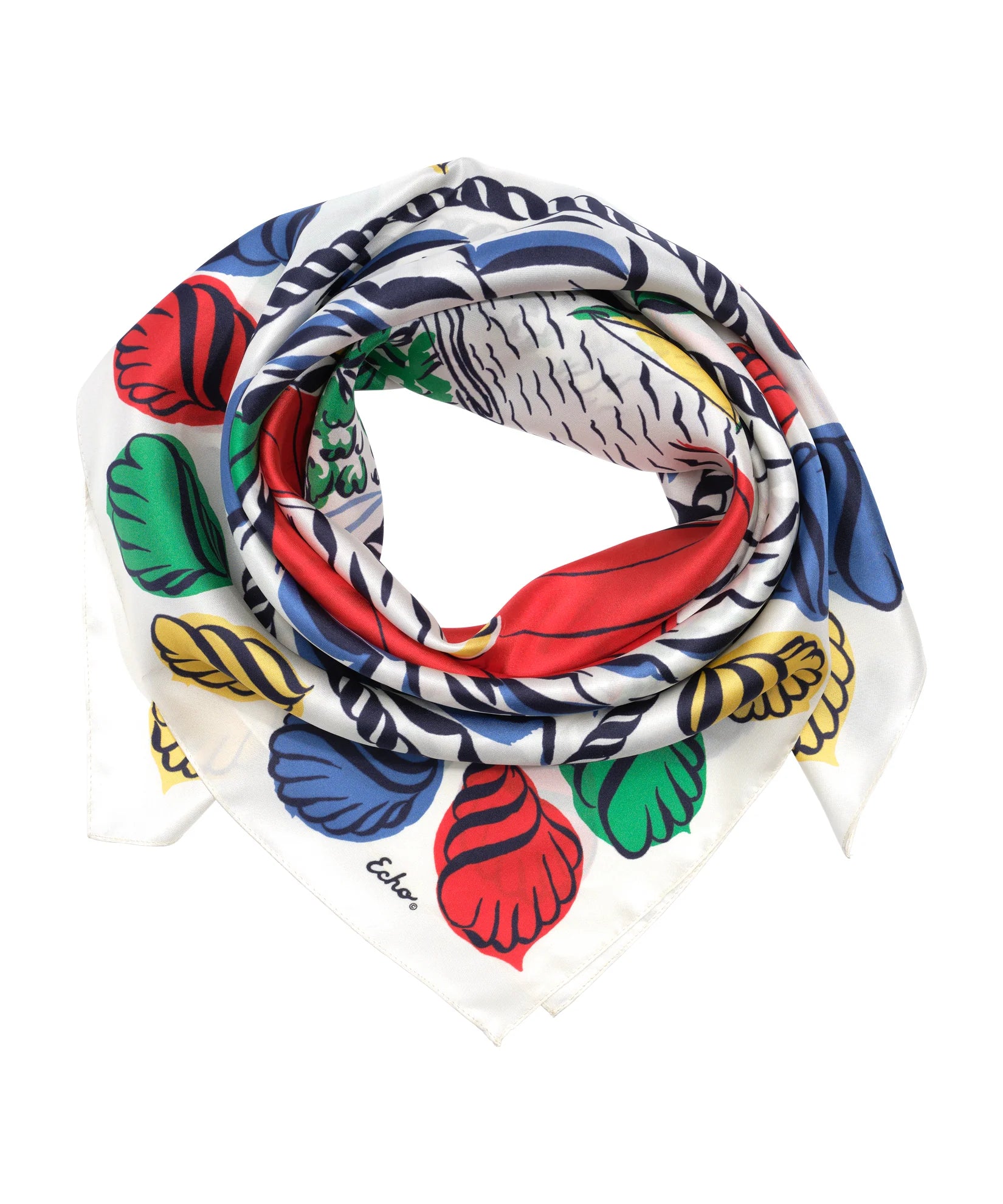 Sail Away 35" Silk Square Scarf - Multi
