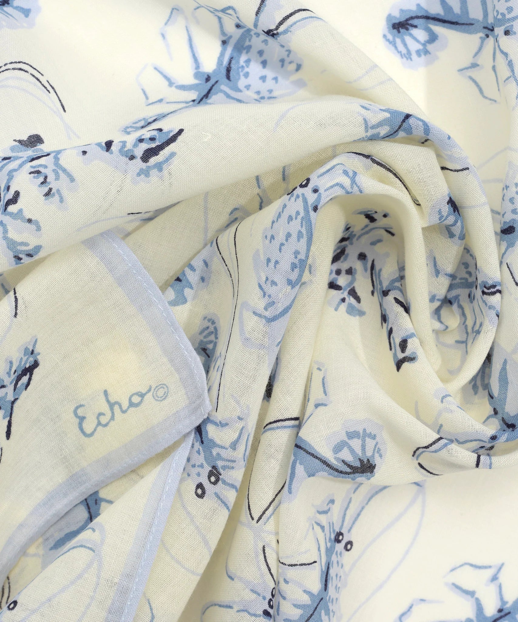 Shrimp Boat Bandana - Blue Shadow