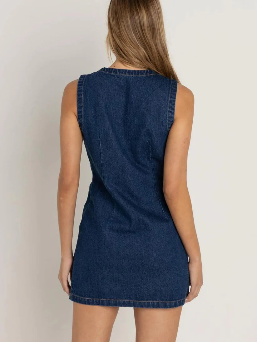 Gia Denim Dress - Blue Wash