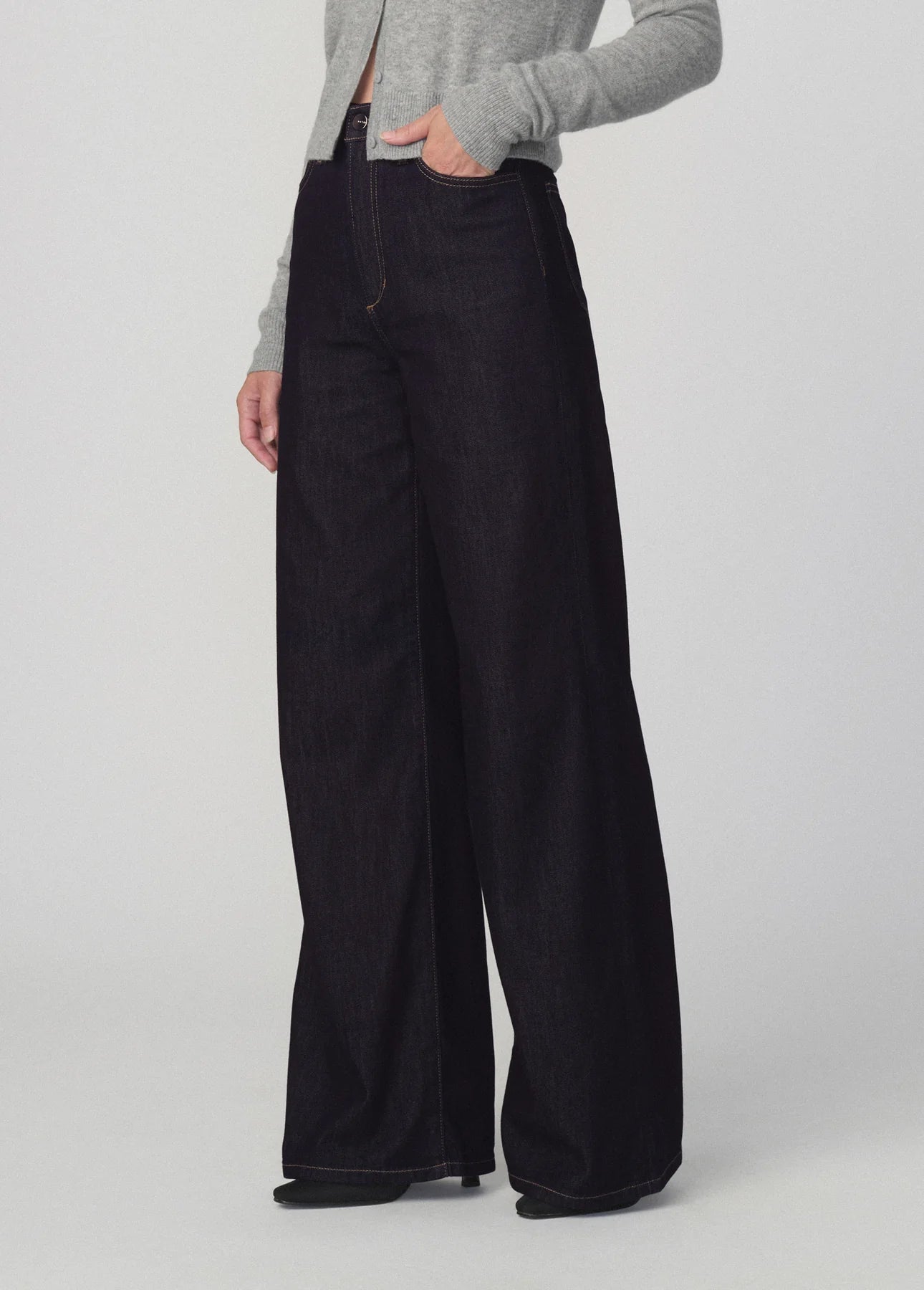 The Mia Petite - Petite High Rise Wide Leg - Absolutely