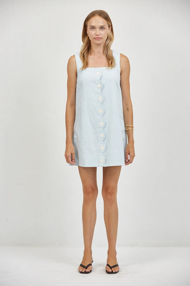 Celine Mini Dress - Sky Blue