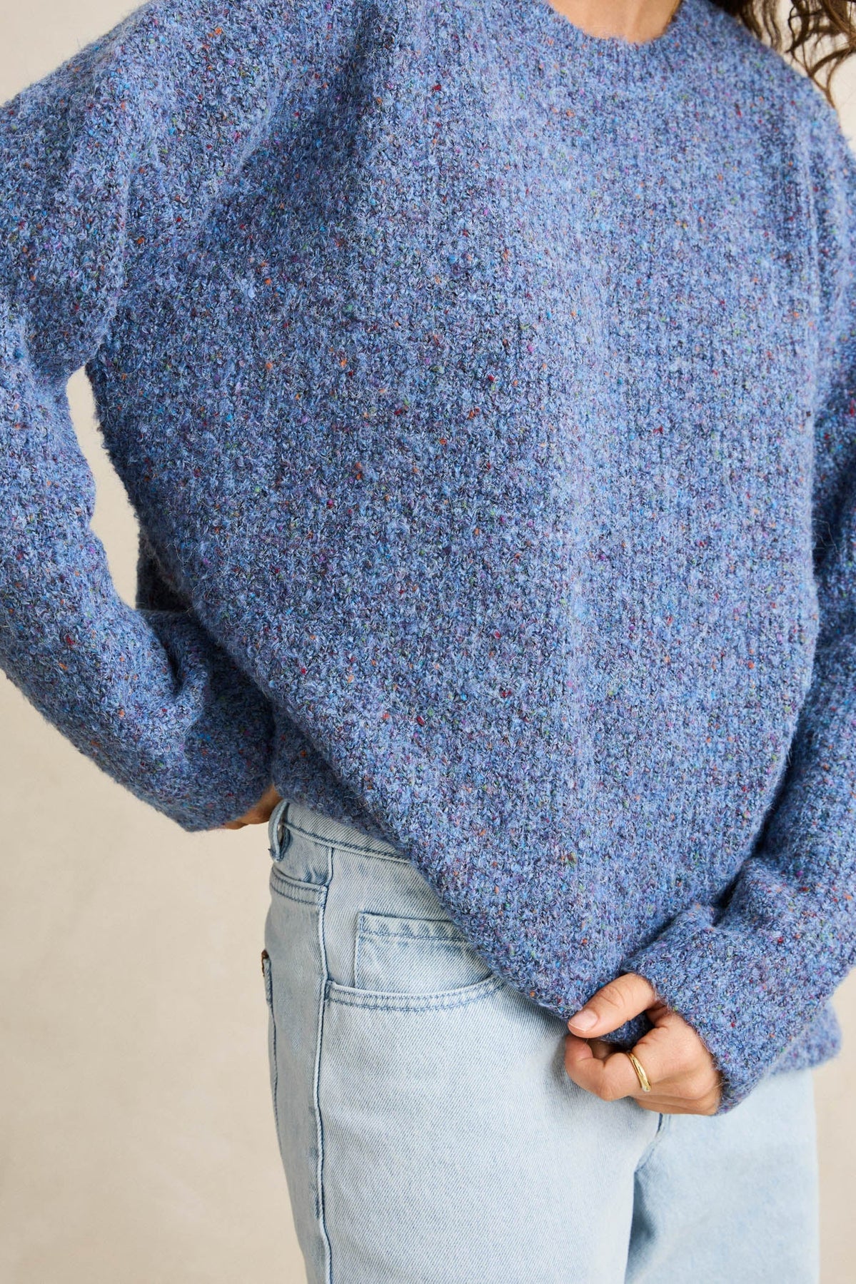 Banks Knit Jumper - Dark Blue