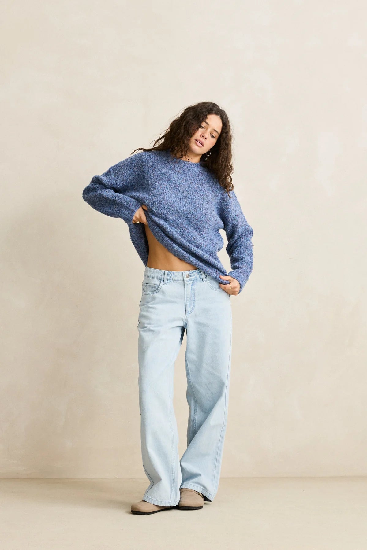 Banks Knit Jumper - Dark Blue