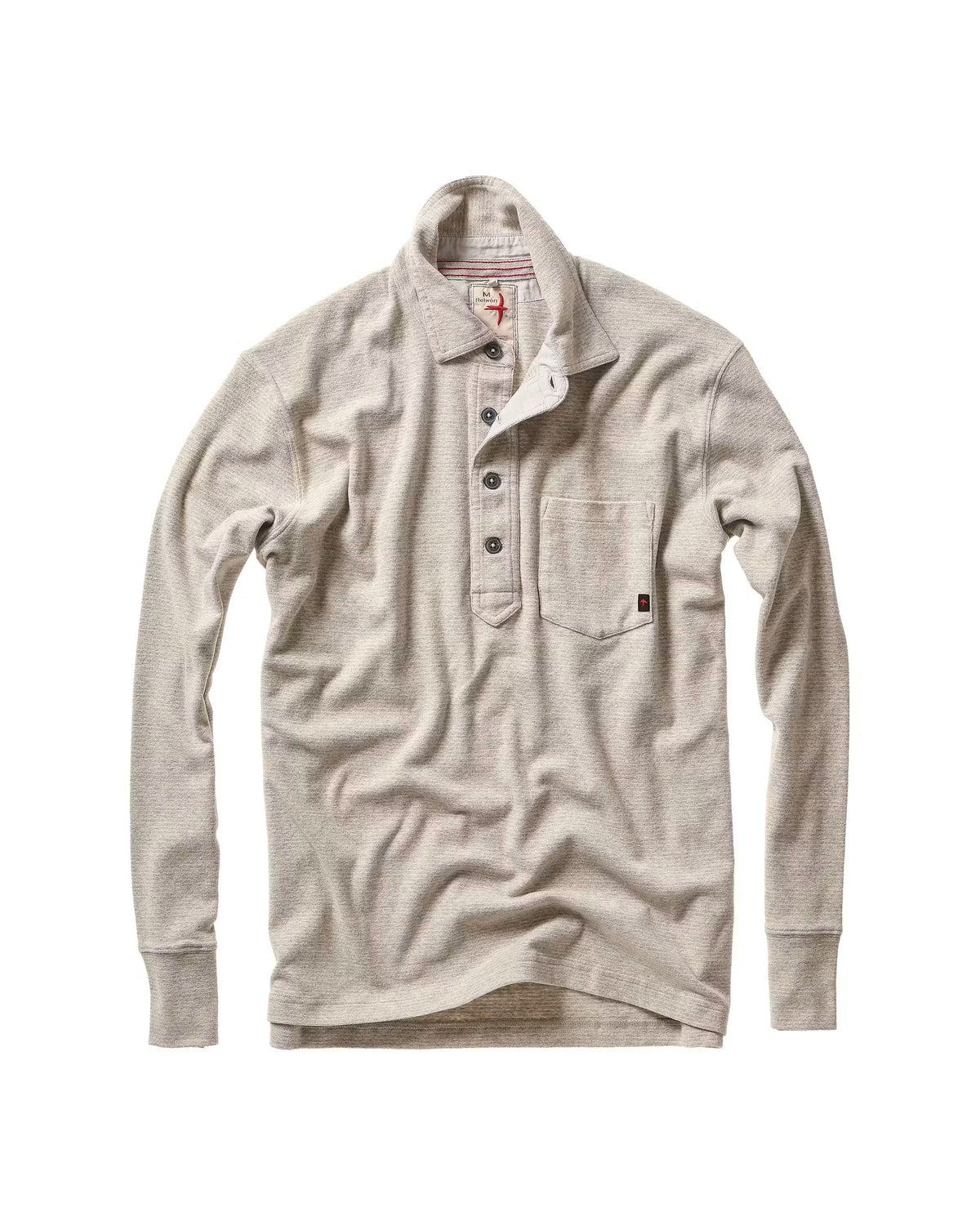 Mariner Polo - Light Grey Stripe