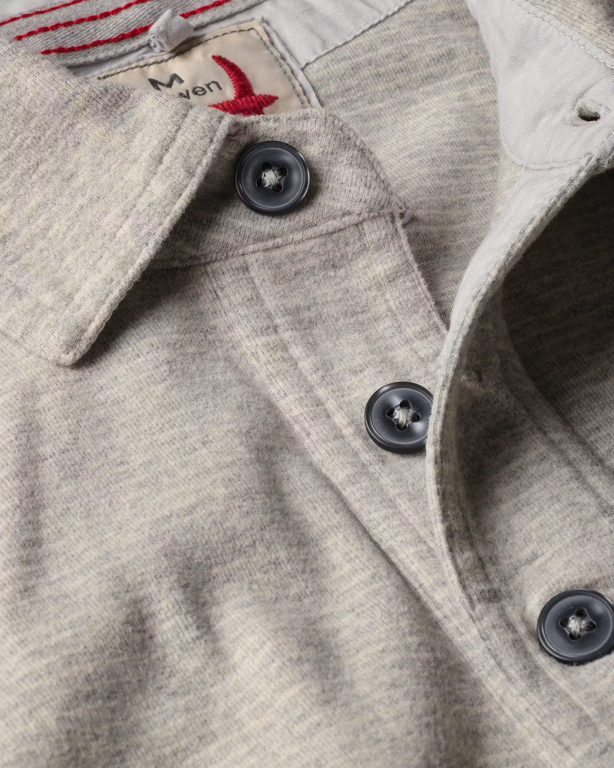 Mariner Polo - Light Grey Stripe