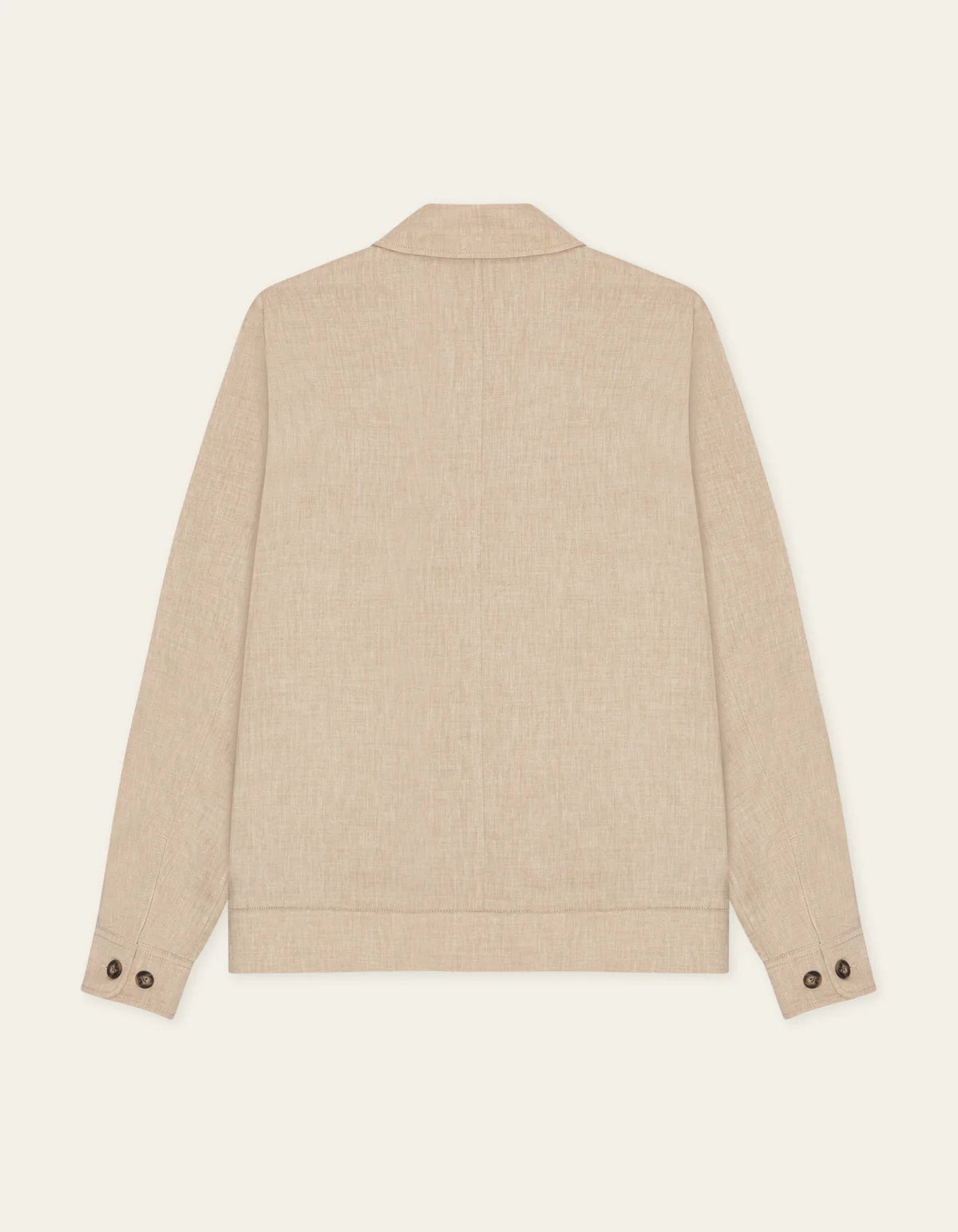 Como Coach Slub Jacket - Light Sand