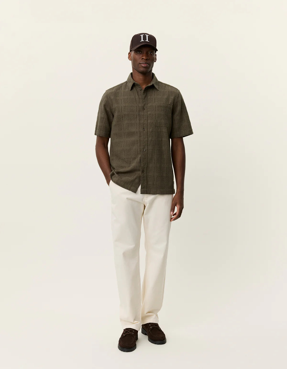 Charlie SS Shirt - Olive Night