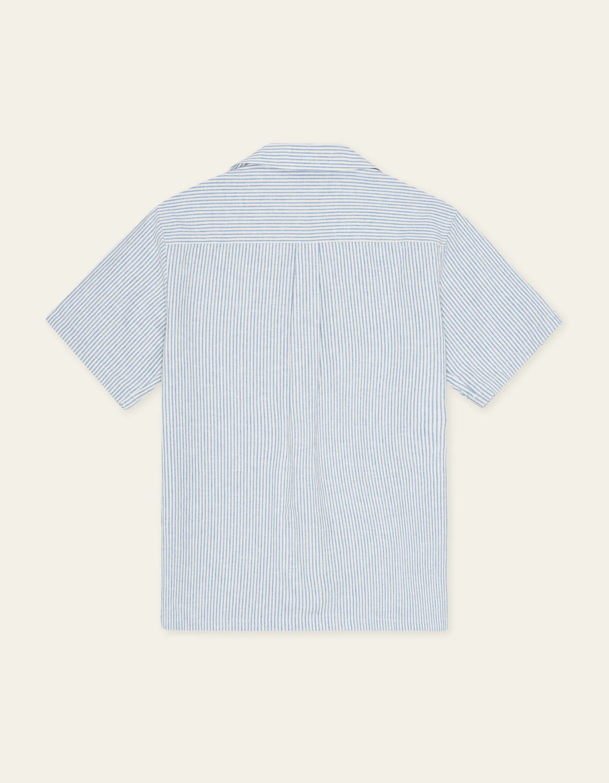 Lukas Stripe Cotton Linen SS Shirt - Allure