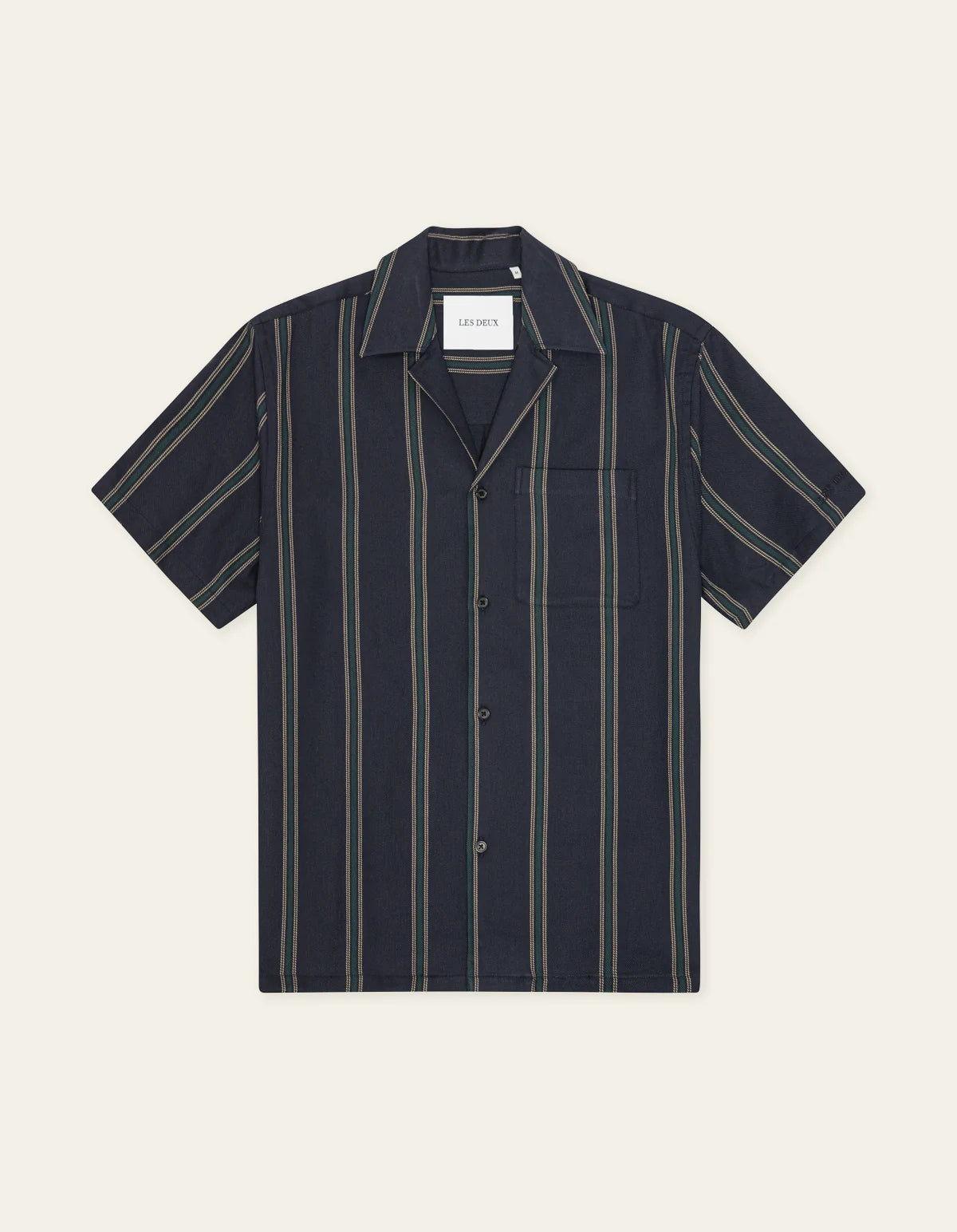 Lawson Stripe SS Shirt - Dark Navy
