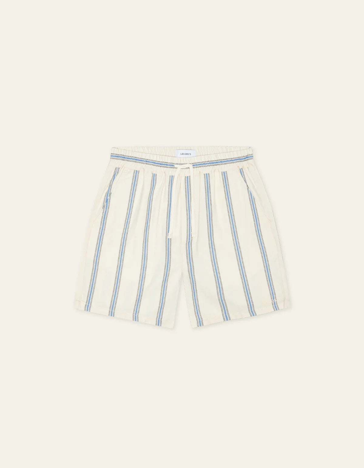 Lawson Stripe Shorts - Eggnog White