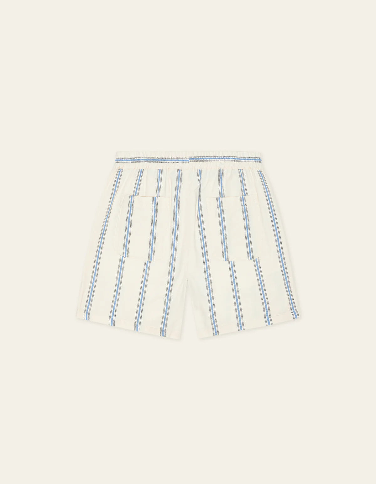 Lawson Stripe Shorts - Eggnog White