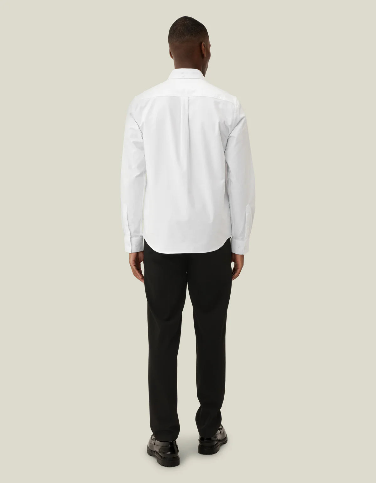 Konrad Oxford Shirt - White/White
